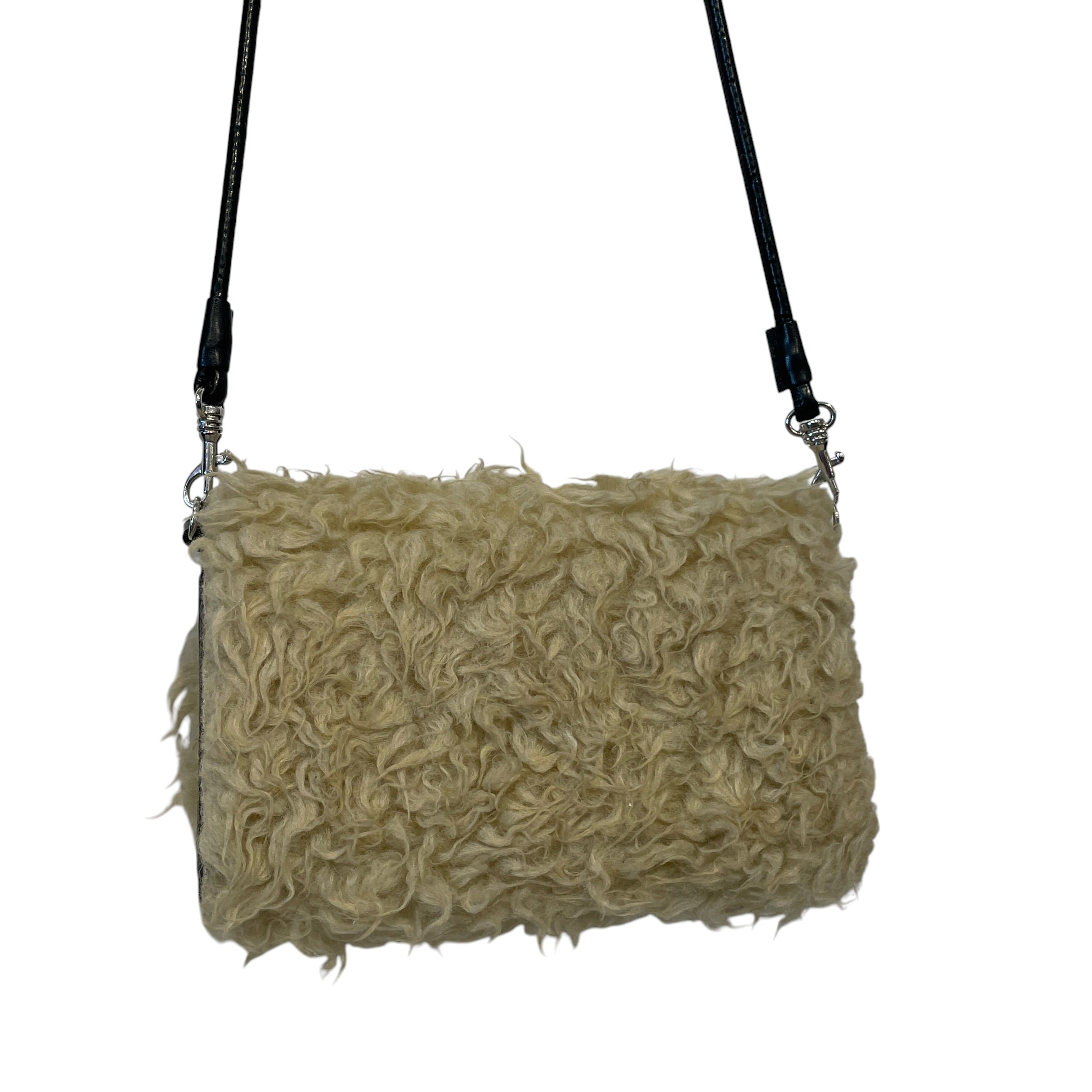 MM6/Cross Body Bag/Fur/CRM/SHERPA BAG view 4
