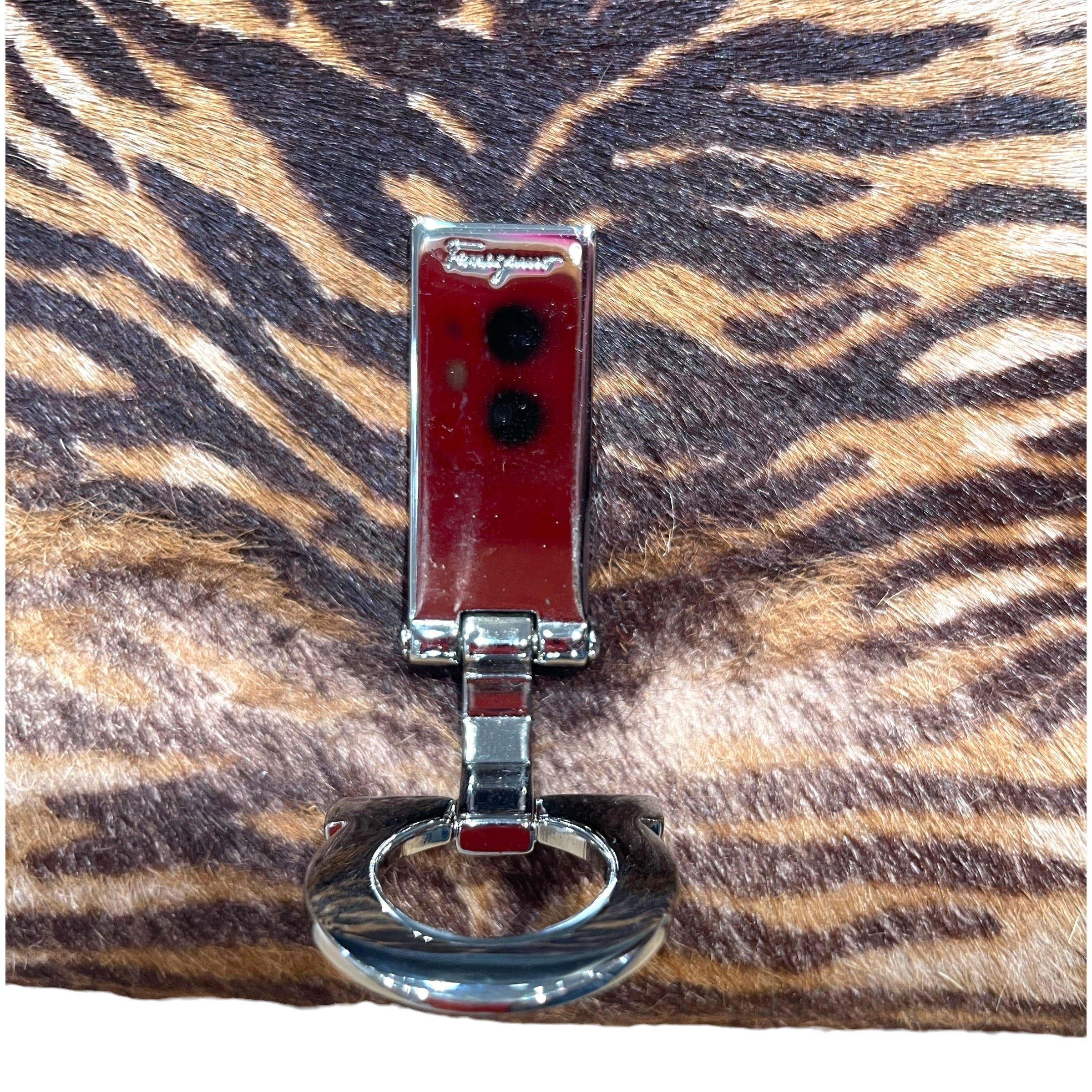 Salvatore Ferragamo/Wallet/Animal Pattern/Fur/BRW/L's/Animal Print Wallet view 4