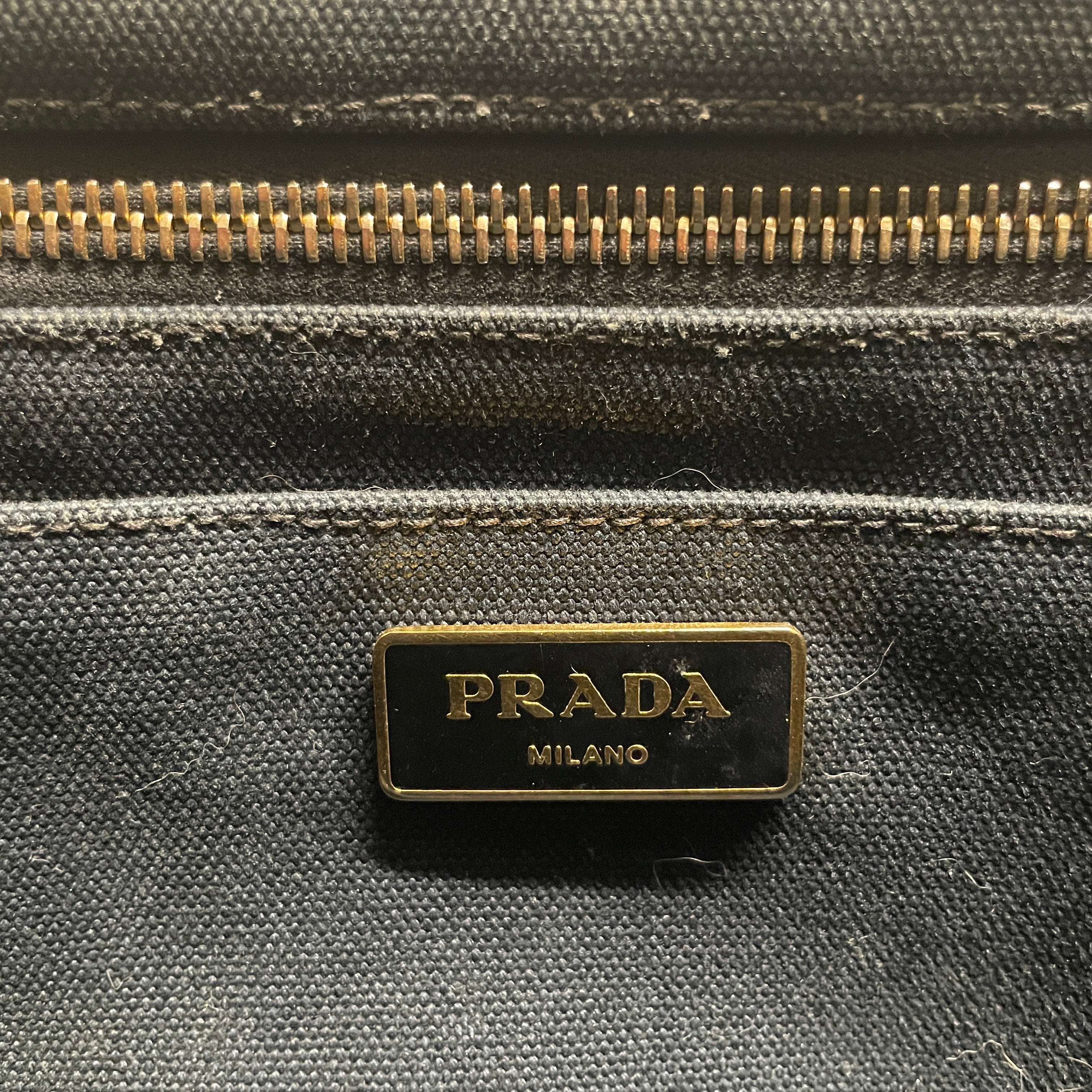 PRADA/Bag/Cotton/NVY/JEWEL HANDBAG view 7