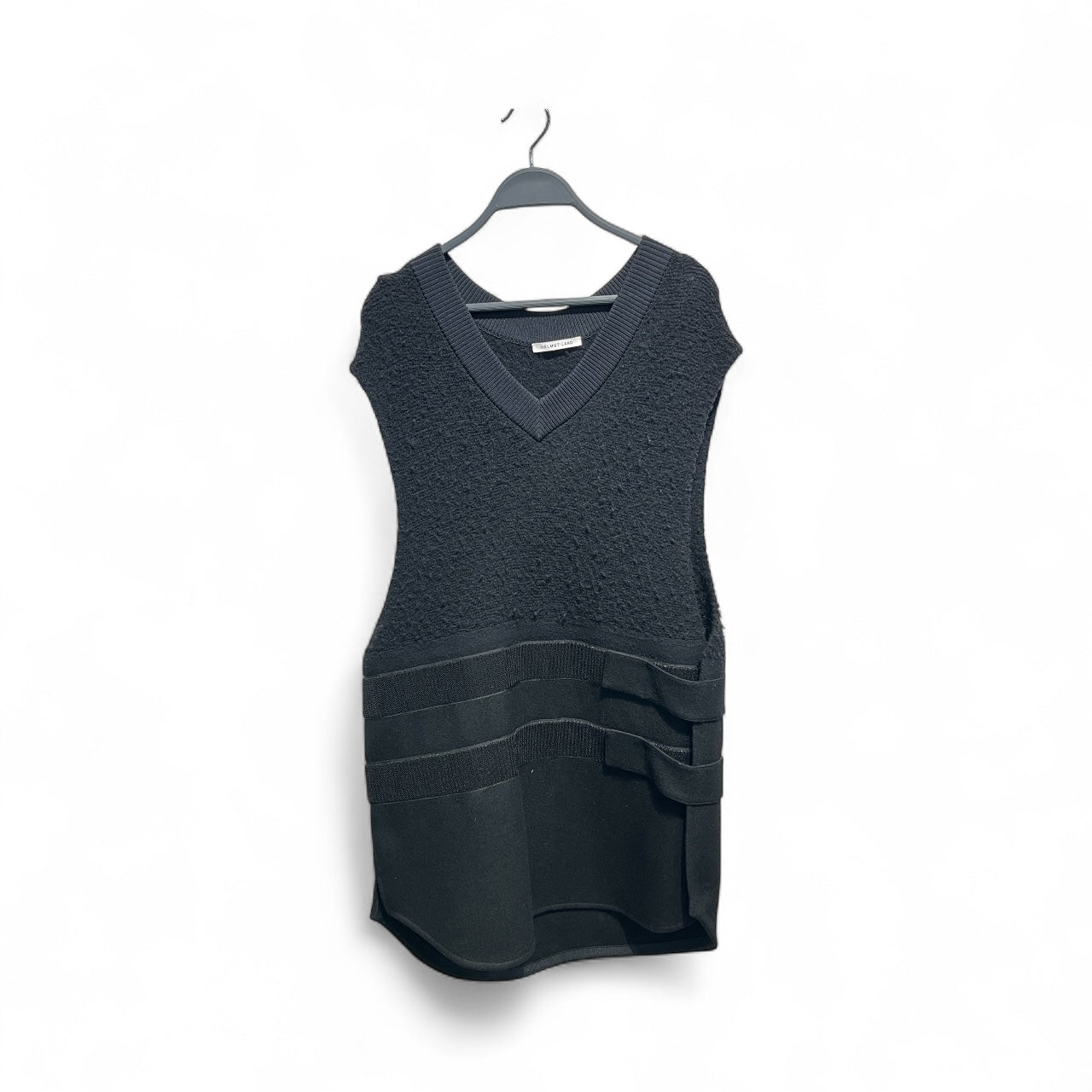 Helmut Lang/Fleece Vest/L/Wool/BLK/Utility/BULLETPROOF VELCRO VEST view 1