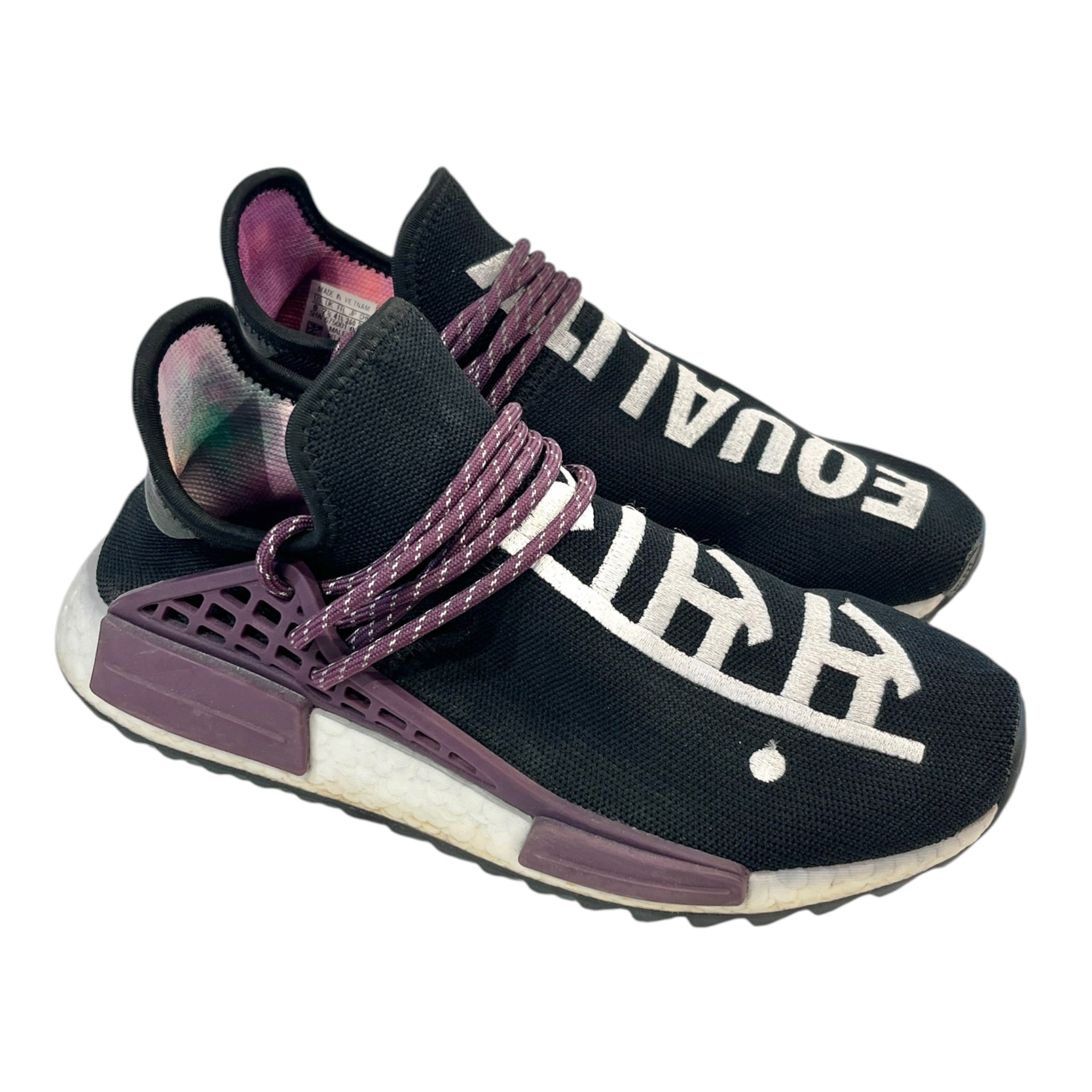 adidas/Low-Sneakers/US 8/Cotton/BLK/U-Tip/nmd pharrell view 1