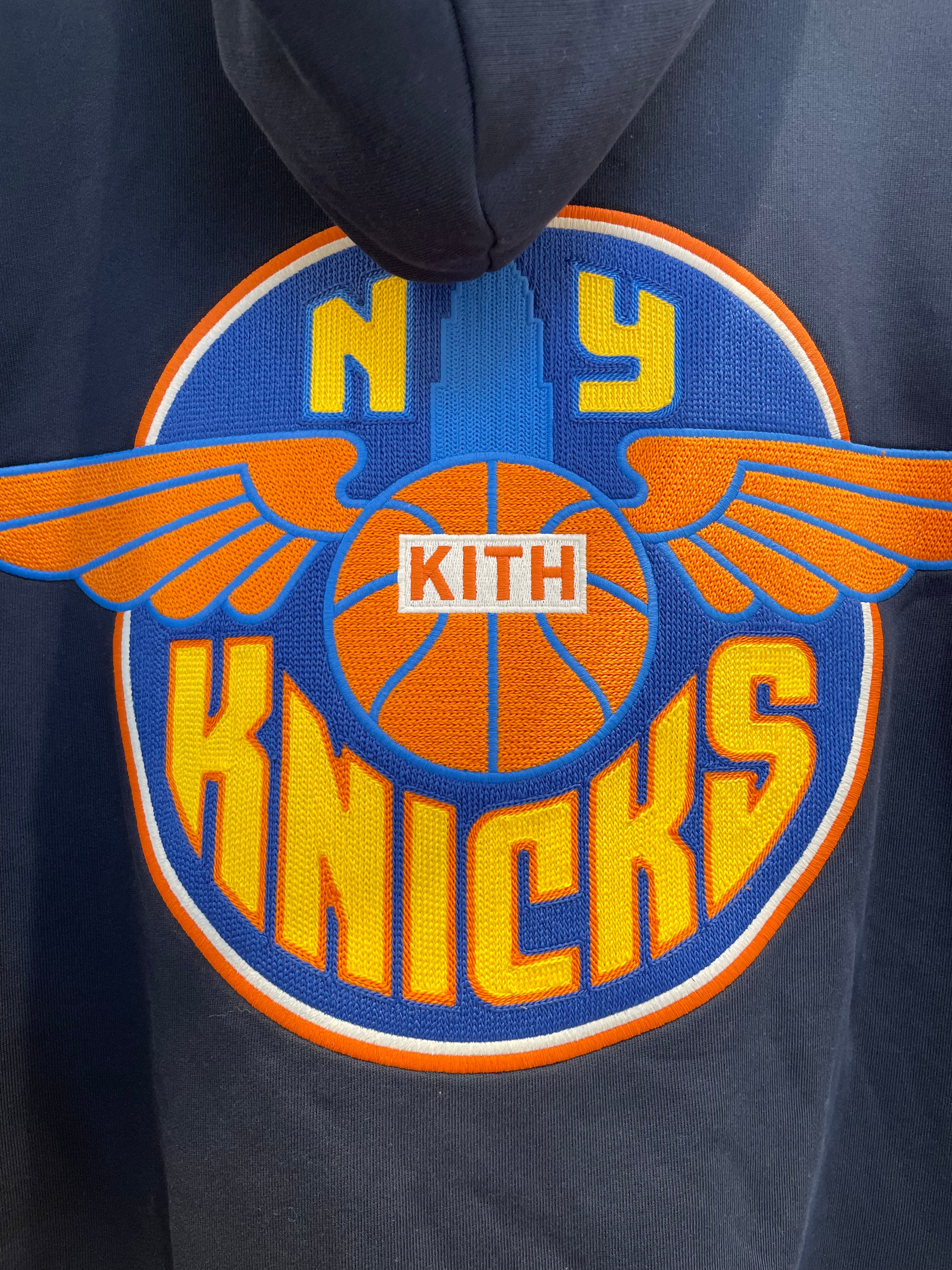 KITH/Hoodie/XXL/Cotton/NVY/knicks/org ball wings/yel ny view 5