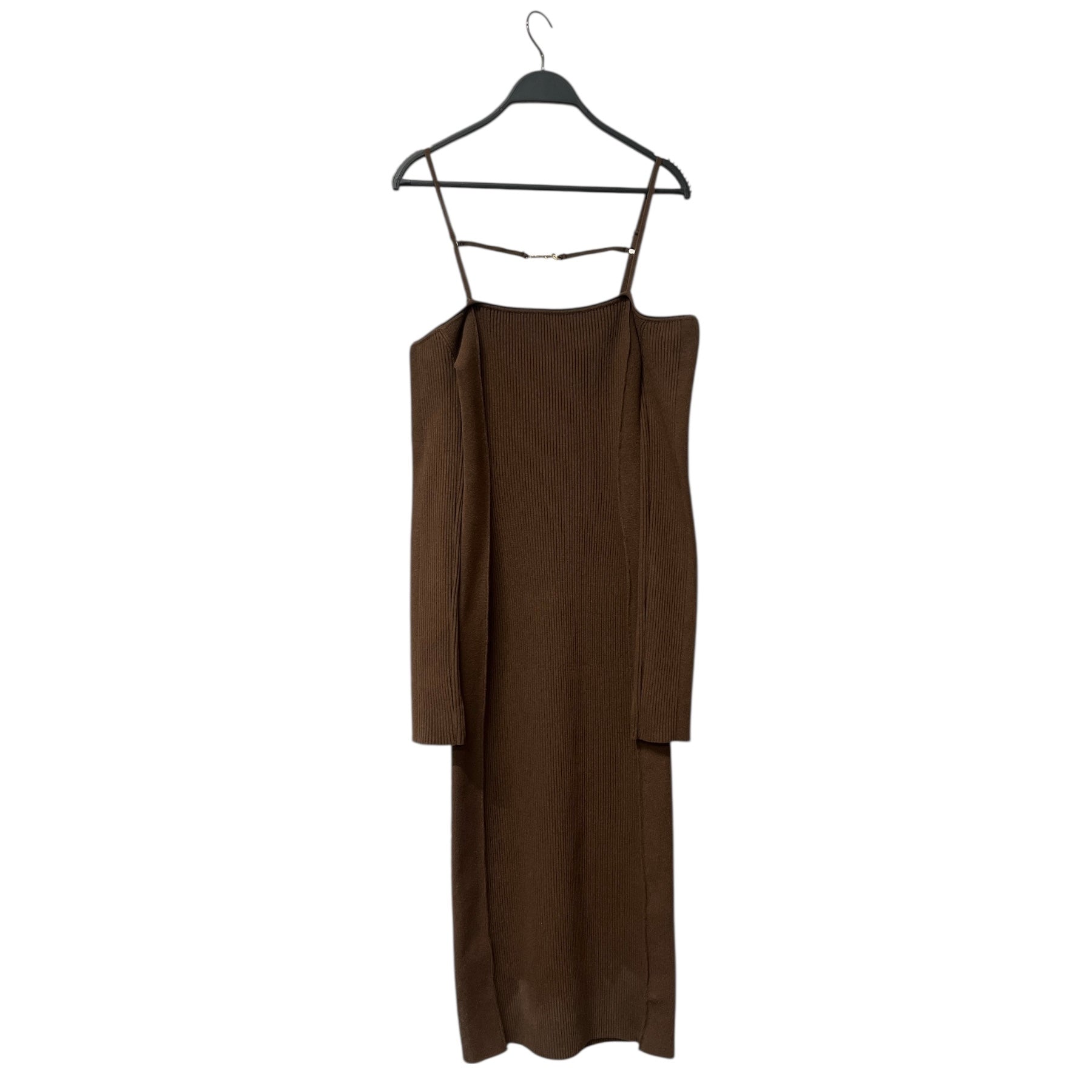 JACQUEMUS/LS Dress/40/Cotton/BRW/213kn300 view 2