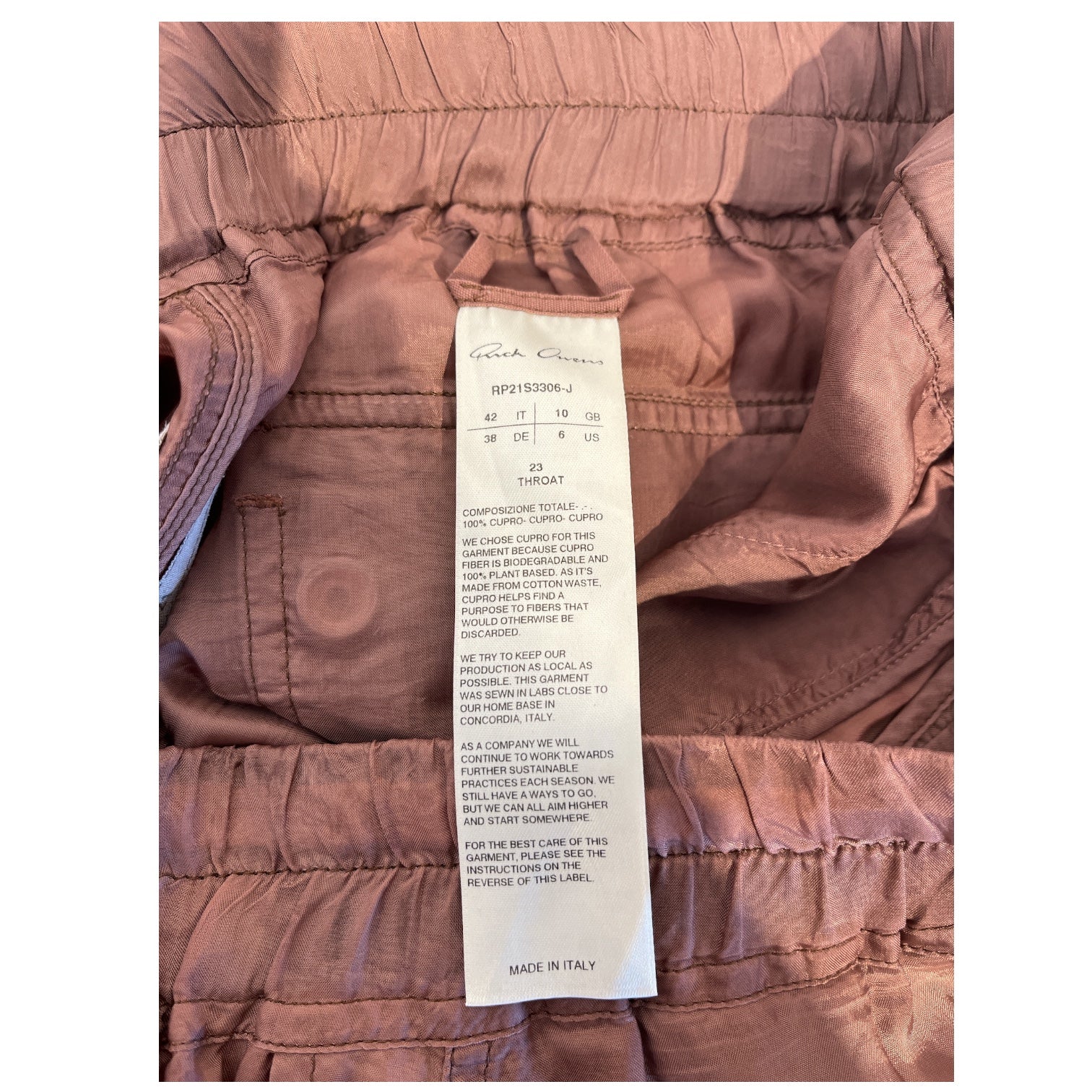 Rick Owens/Cargo Pants/S/Cotton/BRW/ view 4