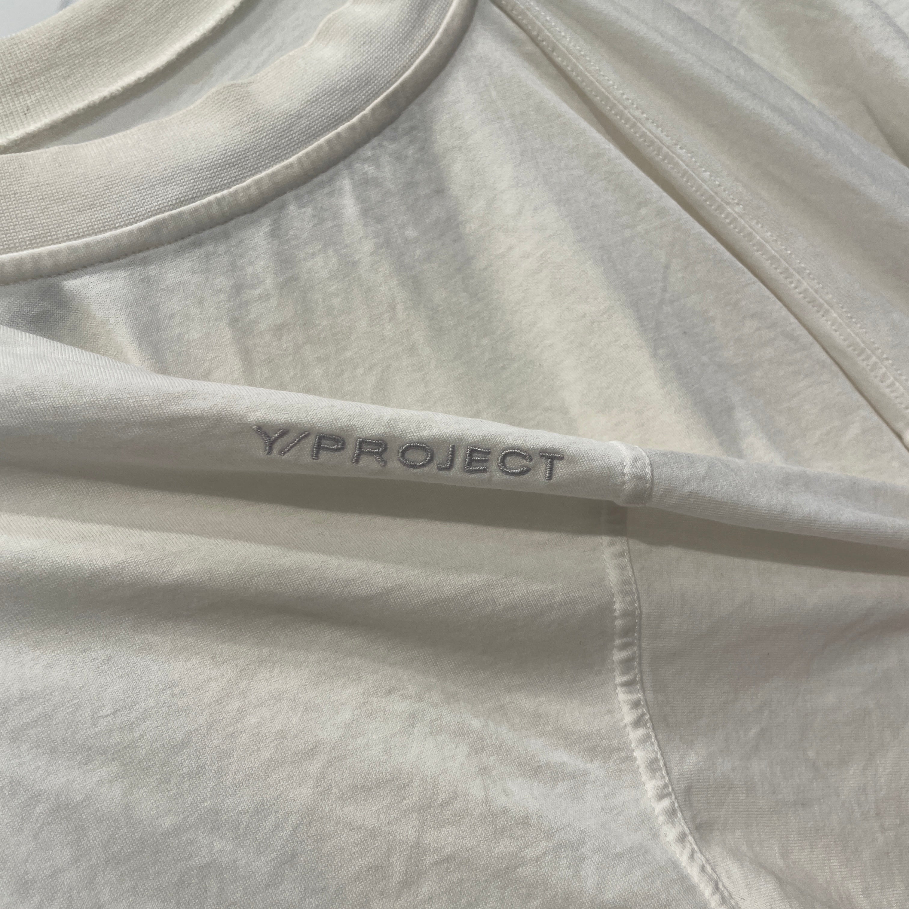 Y/PROJECT/LS T-Shirt/M/Cotton/WHT/4 SLEEVES view 6