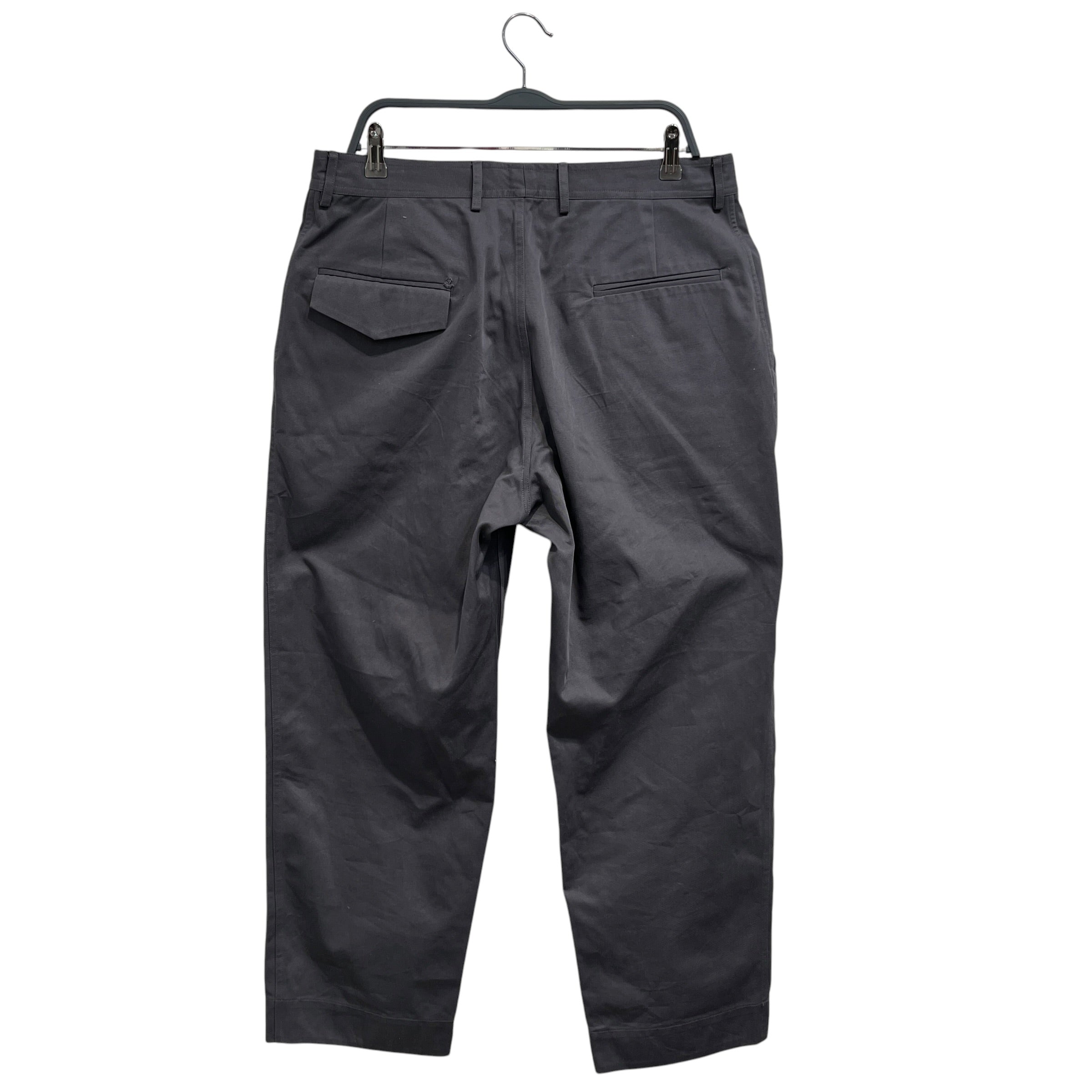 Bardo/Pants/3/Cotton/GRY/Button Fly/Orange Button On back view 2