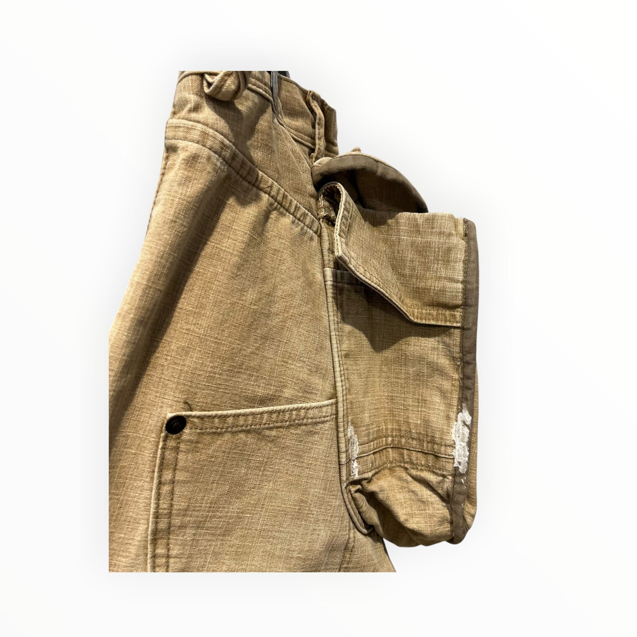 KAPITAL/Shorts/2/Cotton/BEG/CLASP CLOSURE BIG POUCH BACK view 5