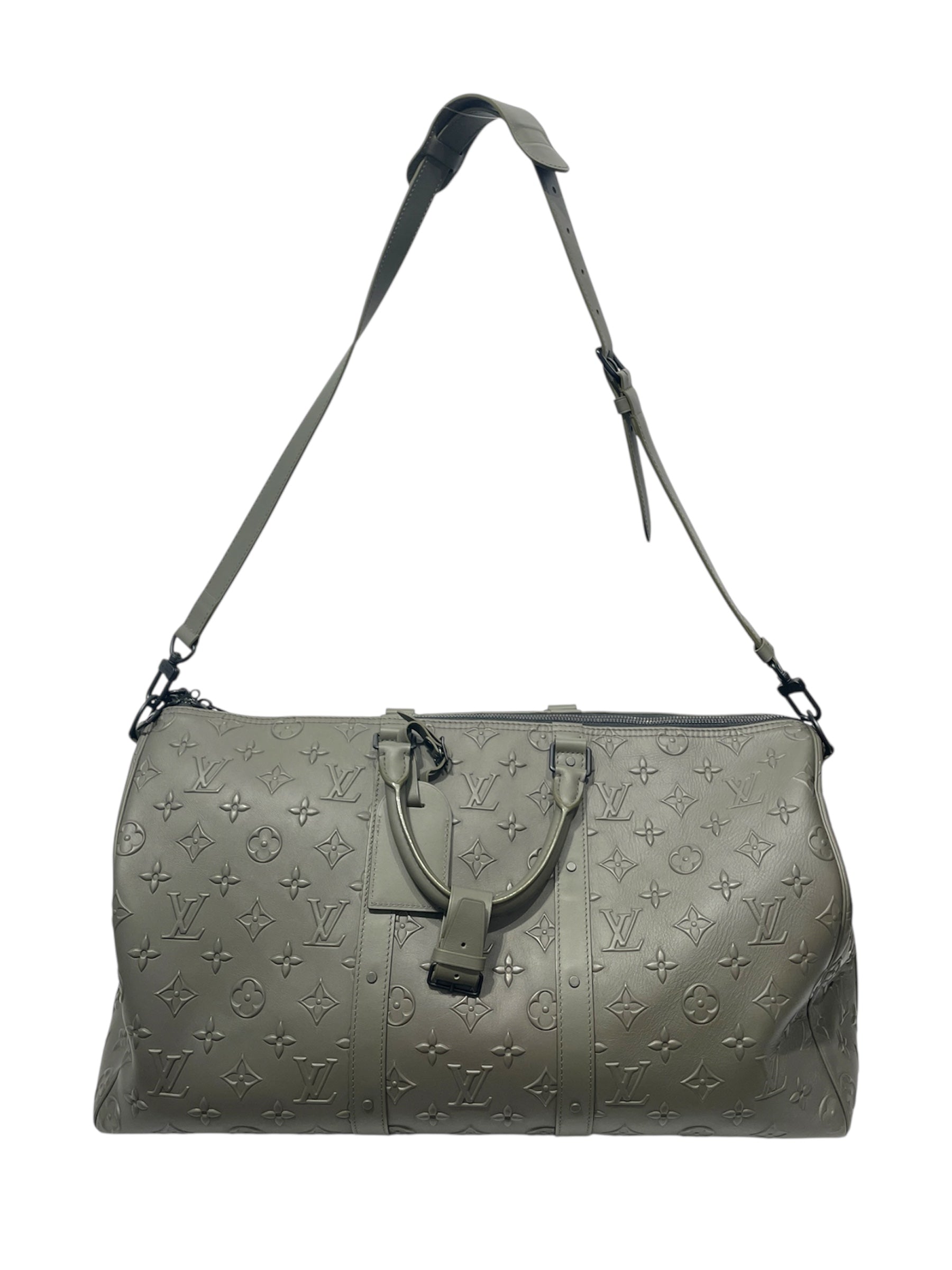 LOUIS VUITTON/Luggage/L/XL/Monogram/GRN/Mnogram Seal Keepall 50 view 2