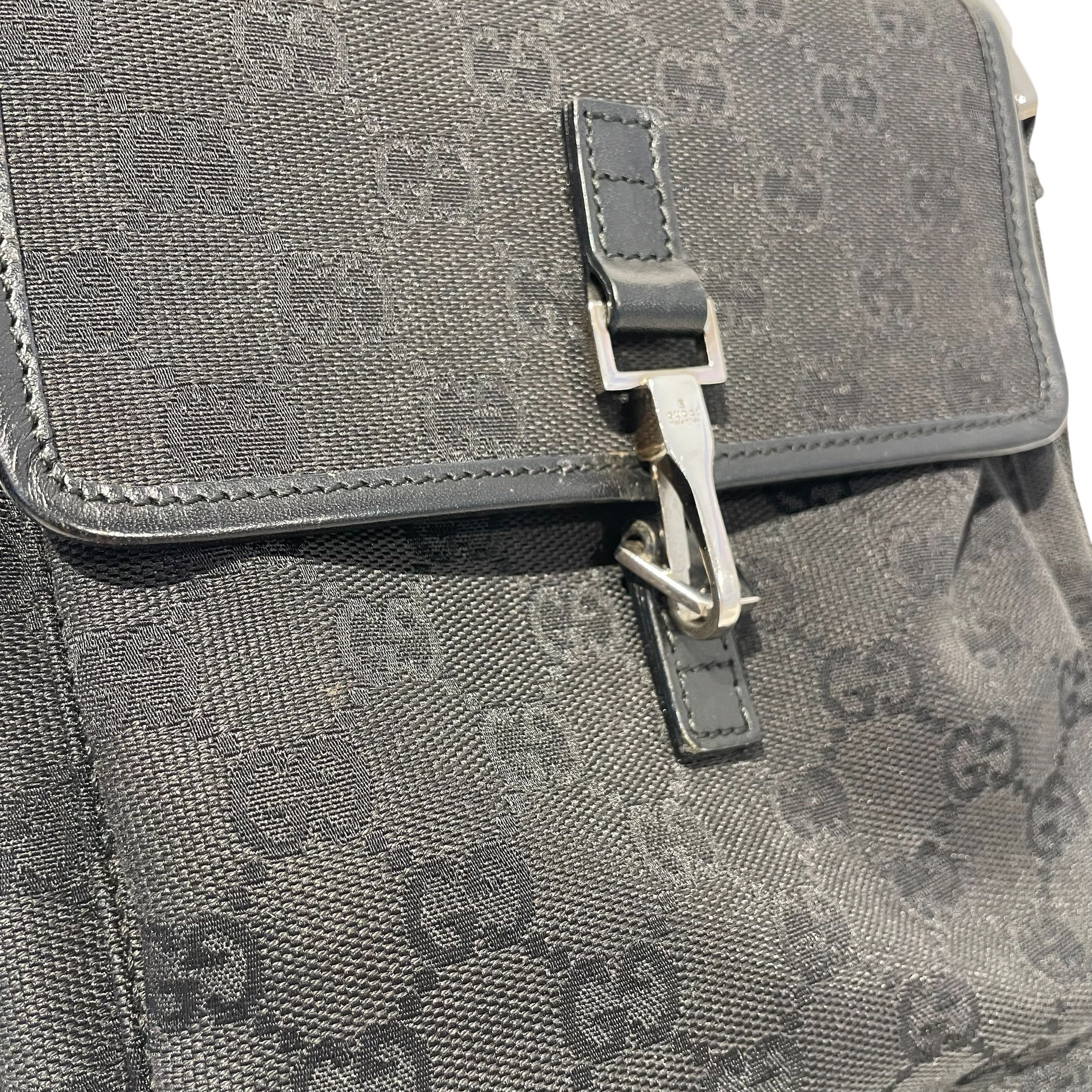 GUCCI/Cross Body Bag/All Over Print/Cotton/BLK/92646002214 view 5