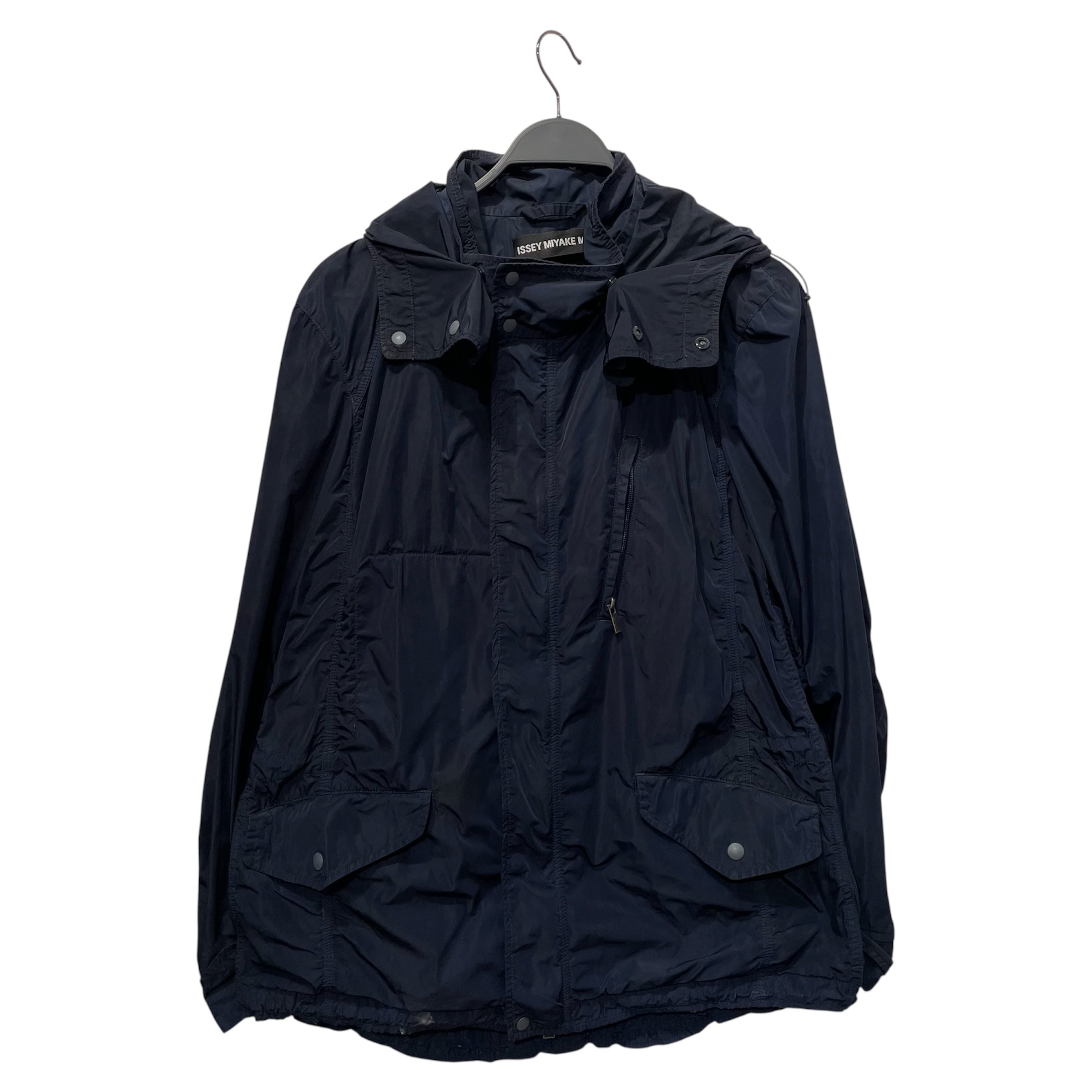 ISSEY MIYAKE MEN/Jacket/3/Nylon/NVY/RAIN COAT view 1