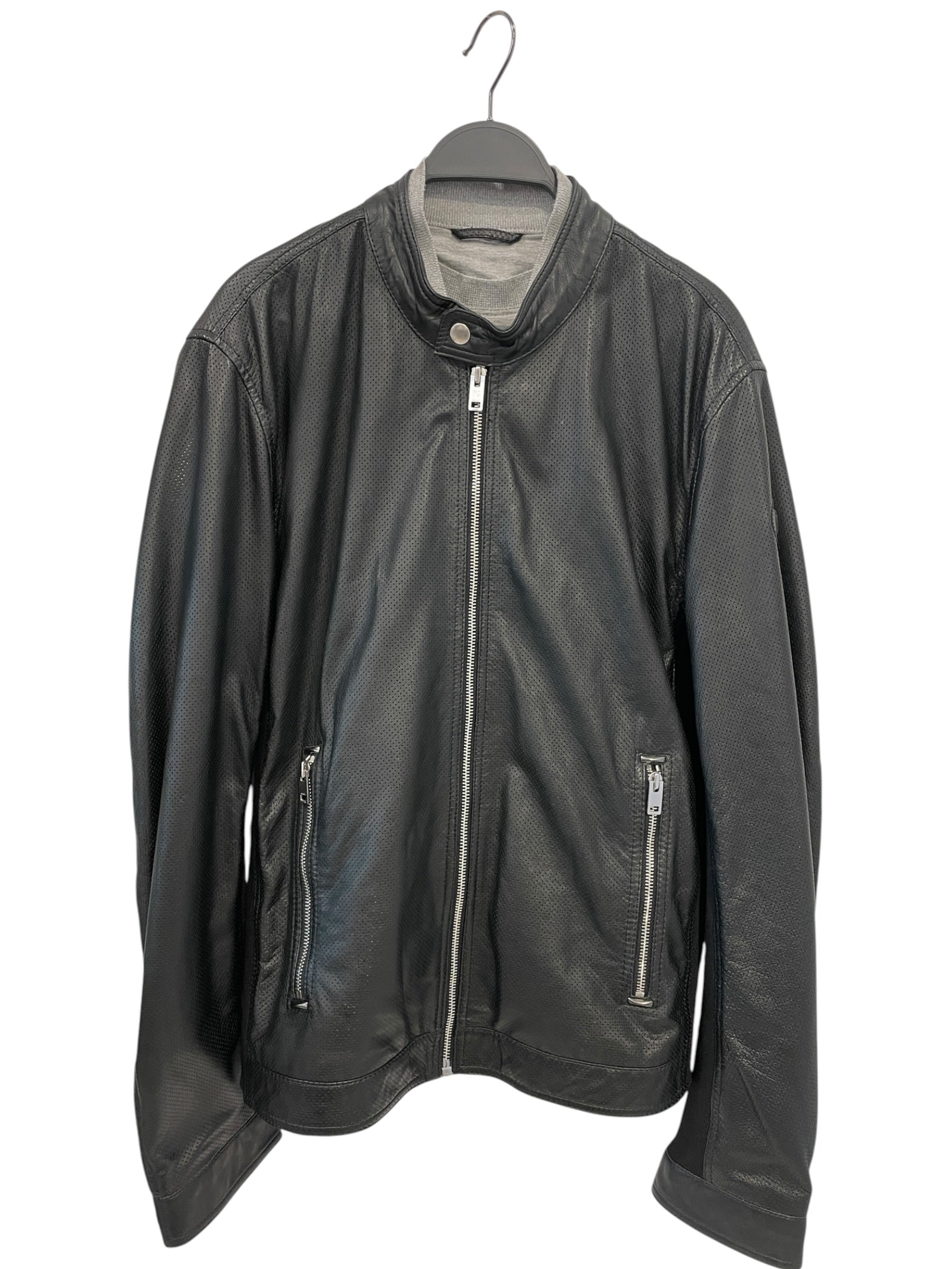 DIESEL/Leather Jkt/XL/Leather/BLK/ view 1