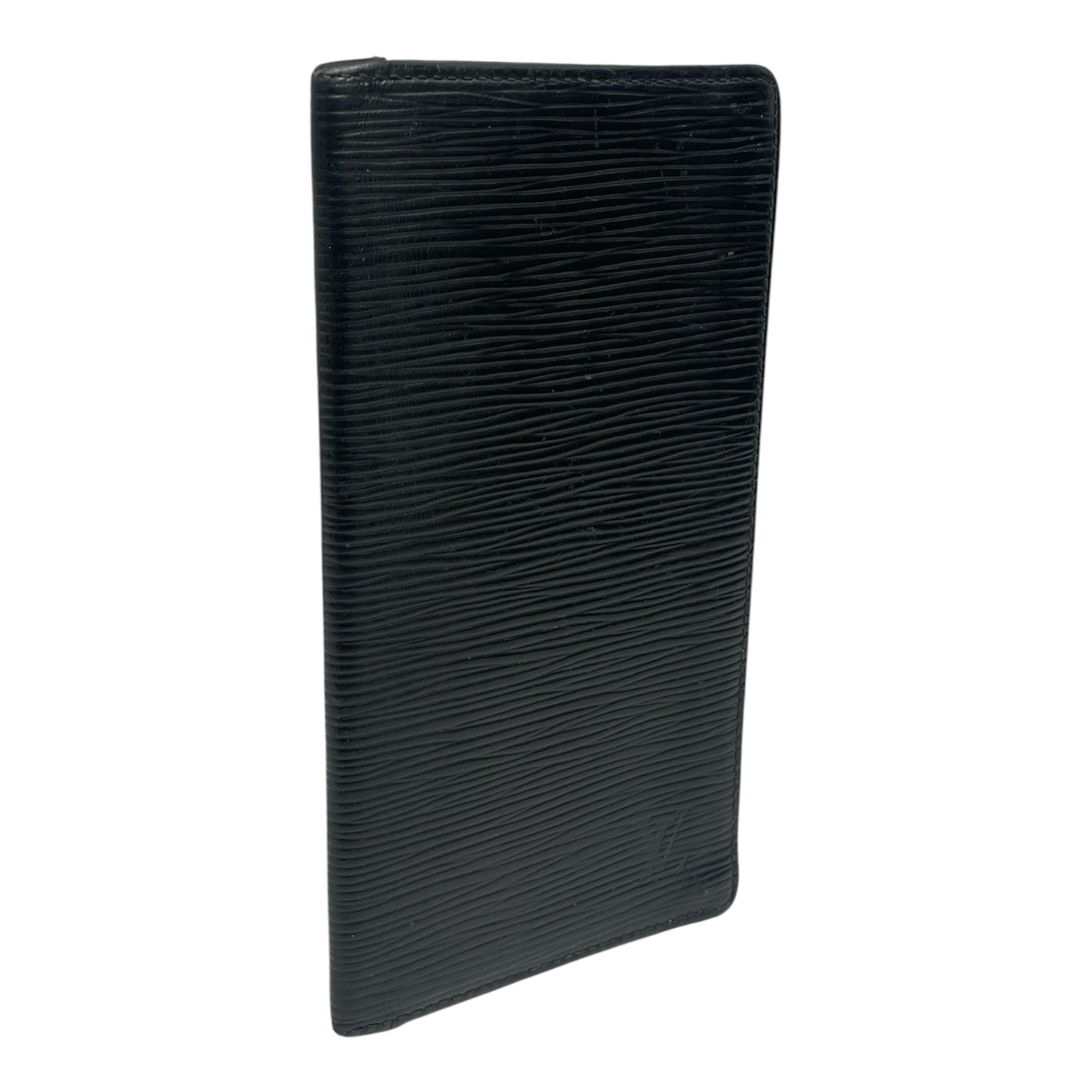 LOUIS VUITTON/Long Wallet/Leather/BLK/M's/Epi Long Vertical Wallet view 1