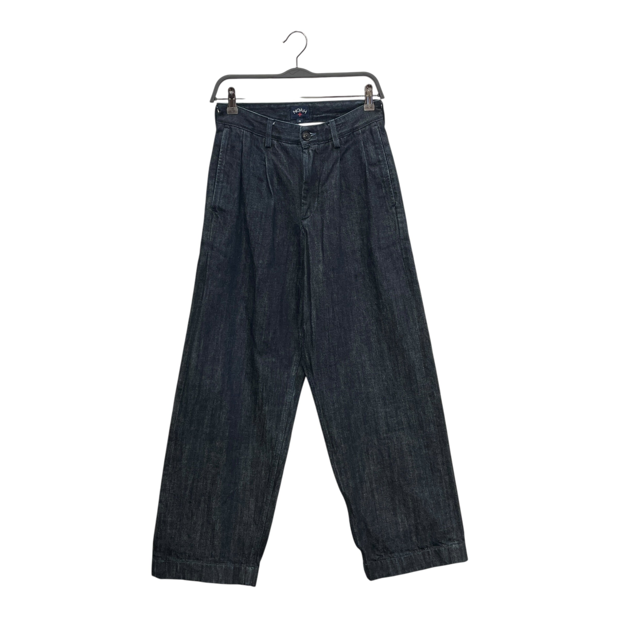 NOAH/Pants/28/Denim/NVY/PLEATED DARK WASH DENIM view 1