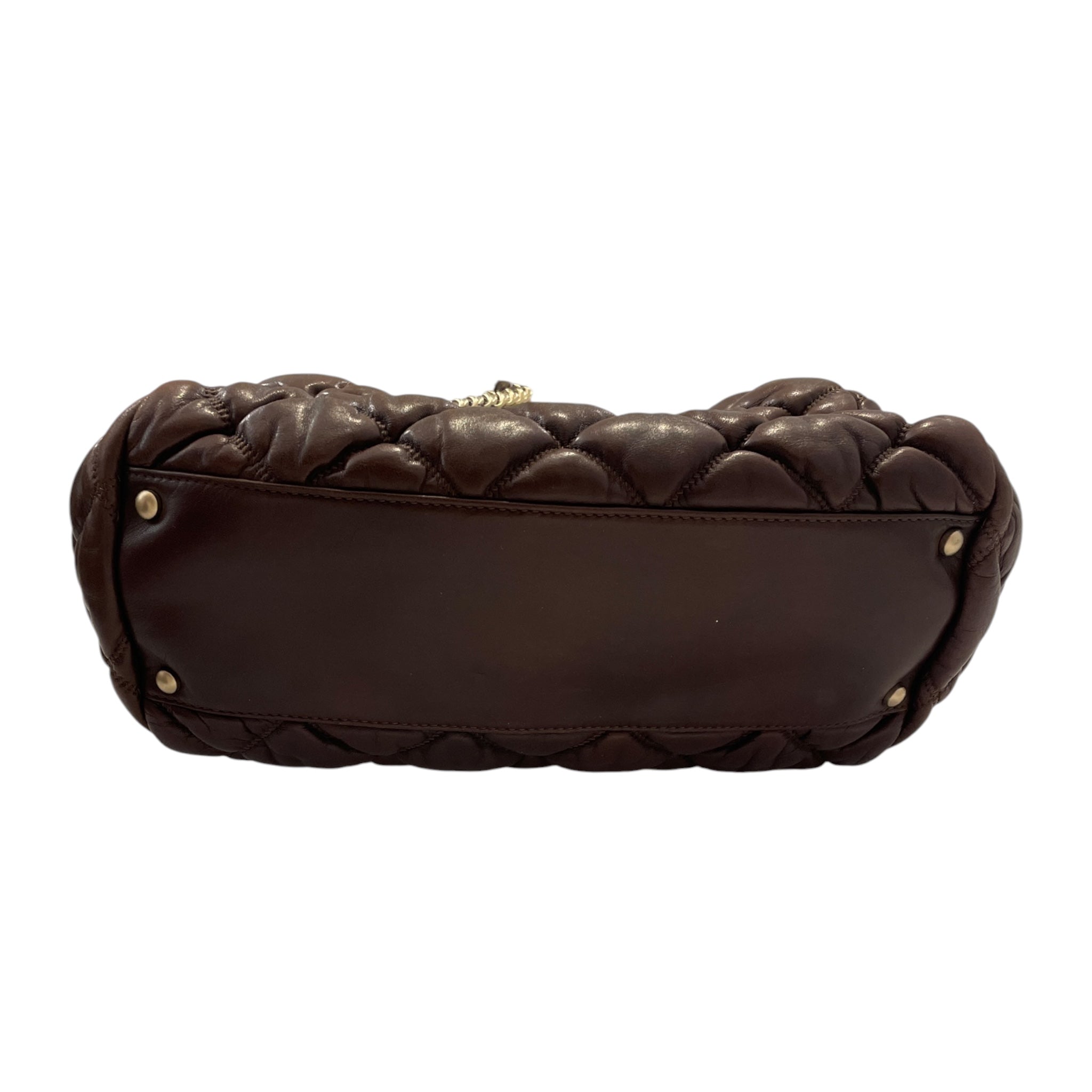 CHANEL/Hand Bag/Leather/BRW/BJQCHGJ view 3