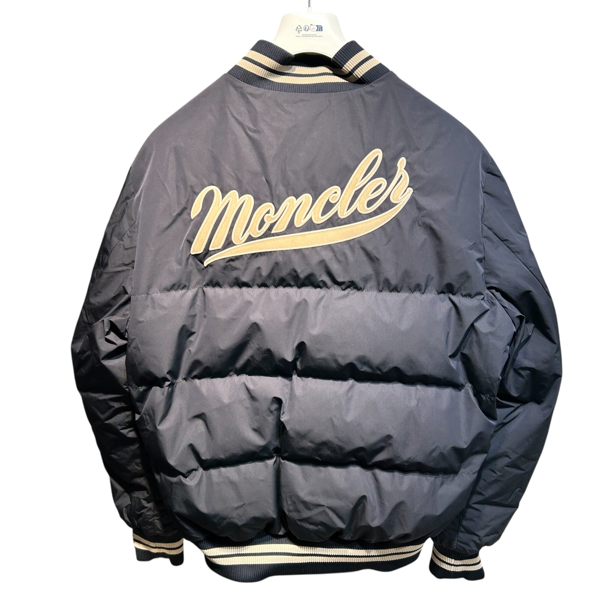 MONCLER/Puffer Jkt/5/Nylon/NVY/Lateltin Padded Varsity view 2