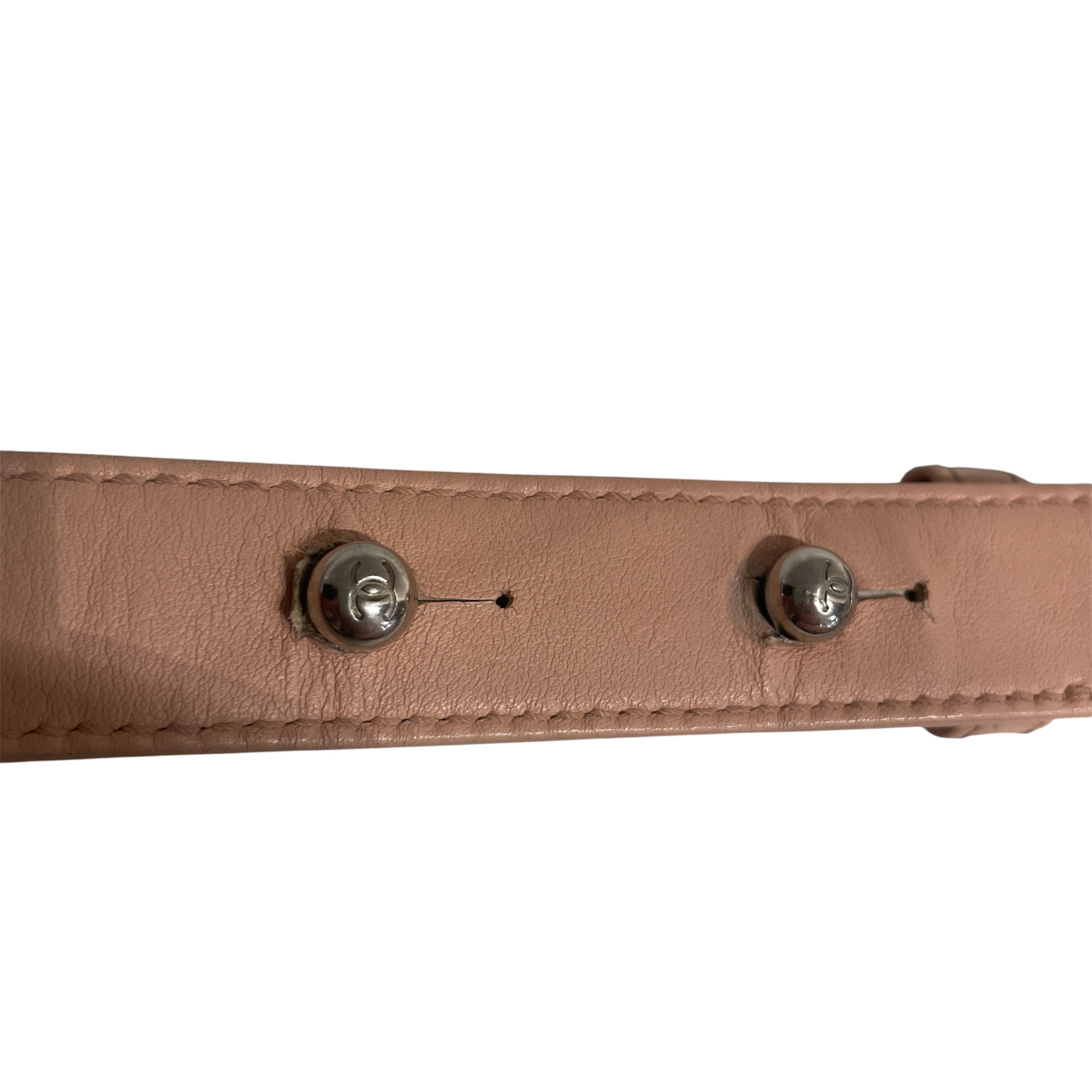 CHANEL/Cross Body Bag/Leather/PNK/19322477 LIGHT PINK BOY BAG view 8