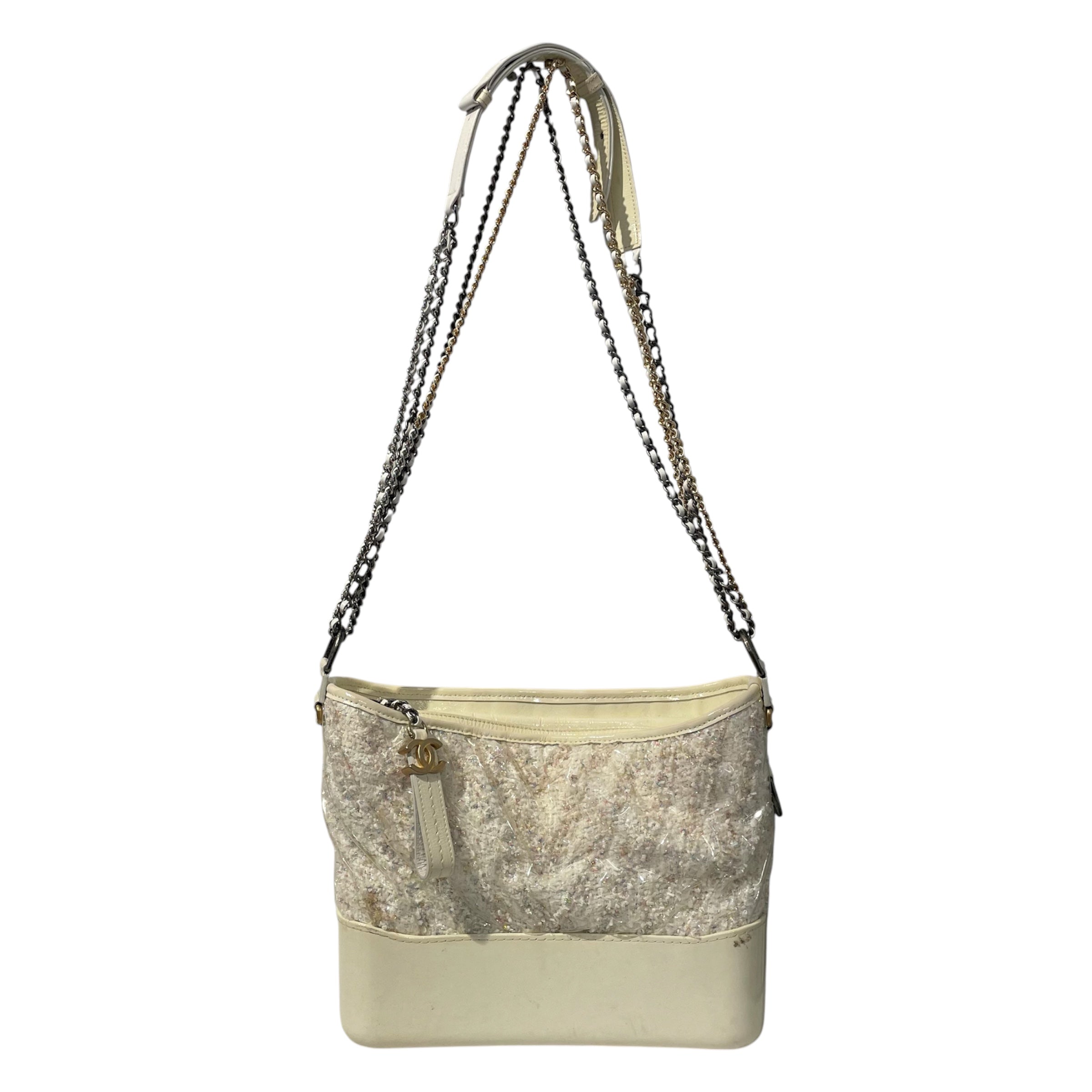 CHANEL/Bag/Tweed/CRM/PVC Tweed Hobo Bag view 1