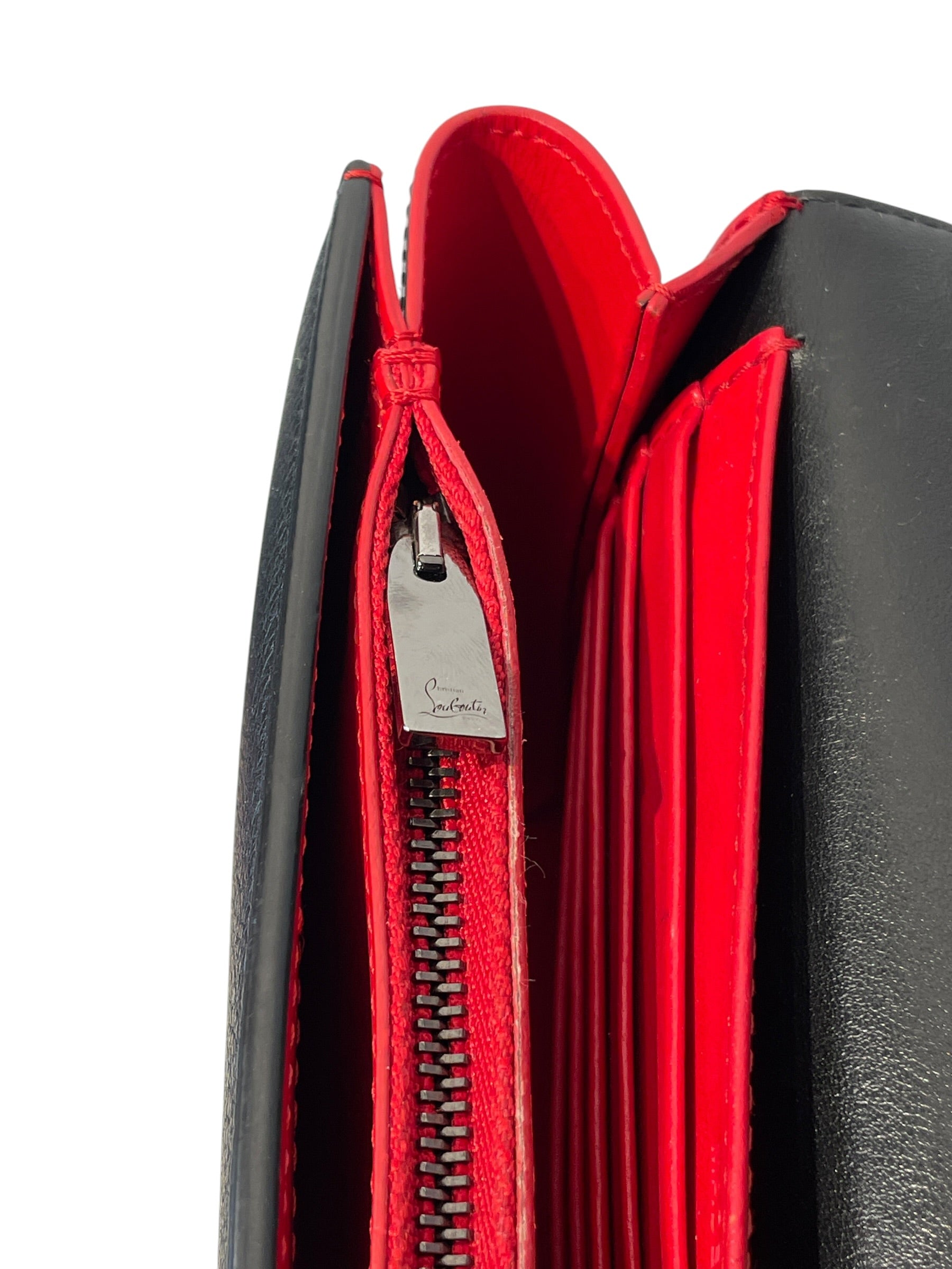 Christian Louboutin/Cross Body Bag/Leather/BLK/STUDDED/DARK TONE HARDWARE view 4