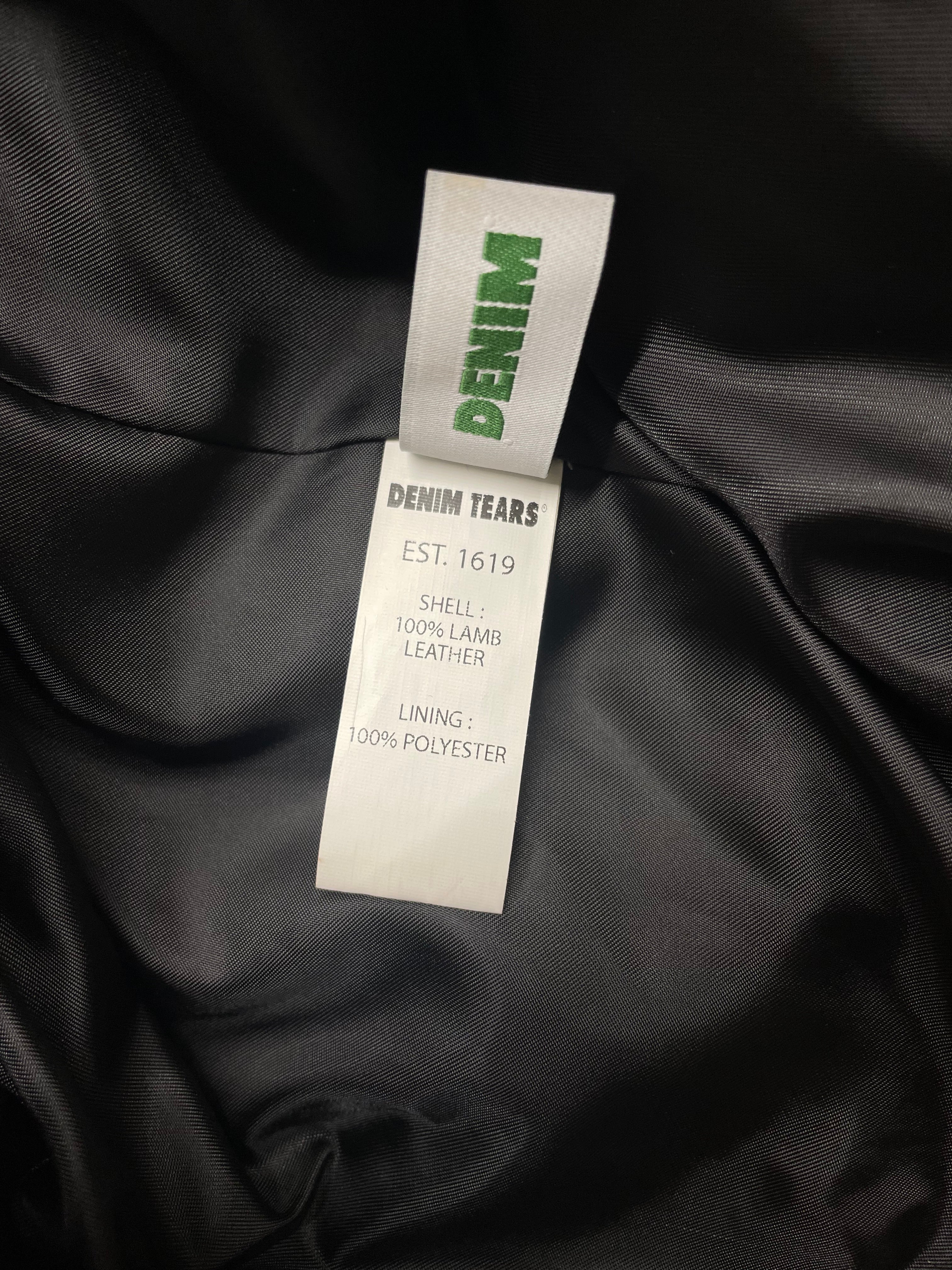 DENIM TEARS/Coat/S/Leather/BLK/RN 206777216 view 6