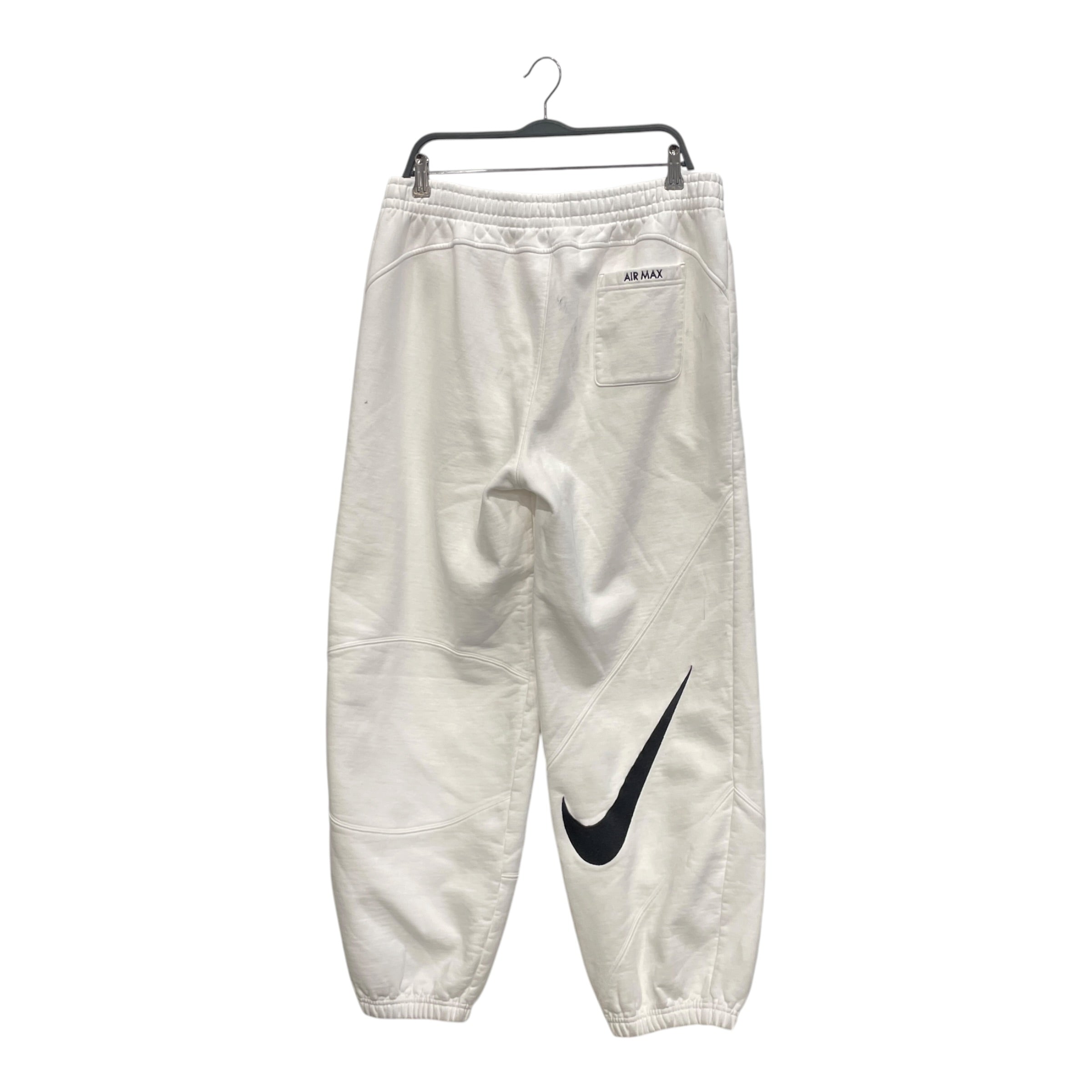 Supreme/NIKE/Straight Pants/L/Cotton/WHT/BLK SWOOSH SWEATPANT view 2
