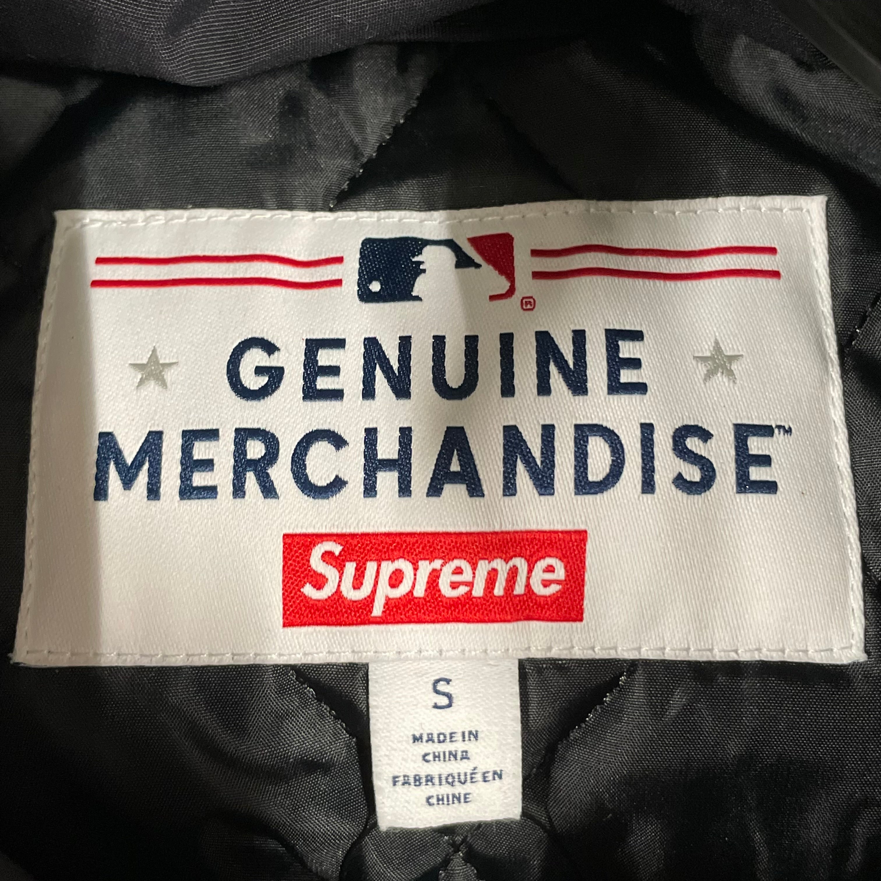 Supreme/MLB/Jacket/S/Nylon/BLK/Graphic/WHITE SOX LOGO ON BACK view 3