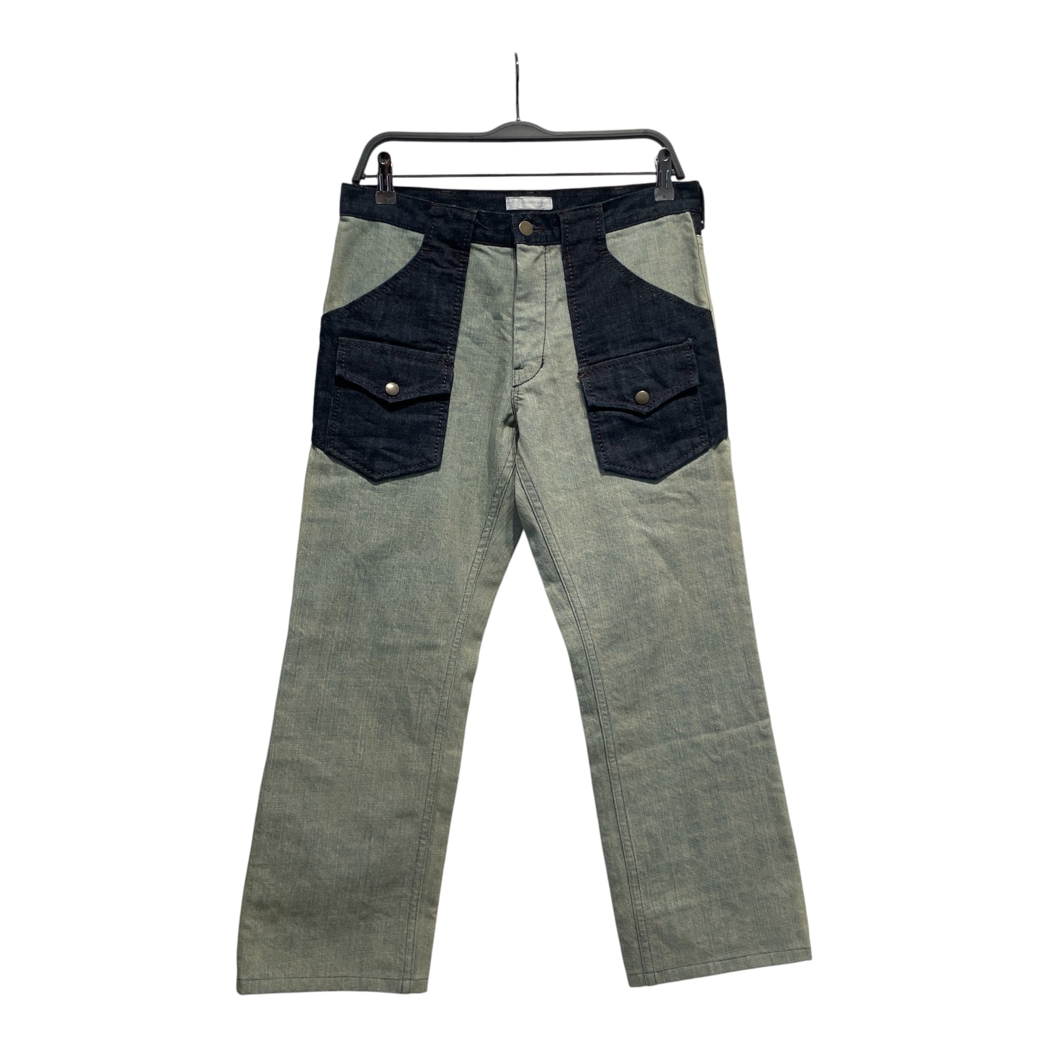 NUMBER (N)INE/Straight Pants/3/Denim/BLU/FW2001 FRONT DENIM POCKET view 1