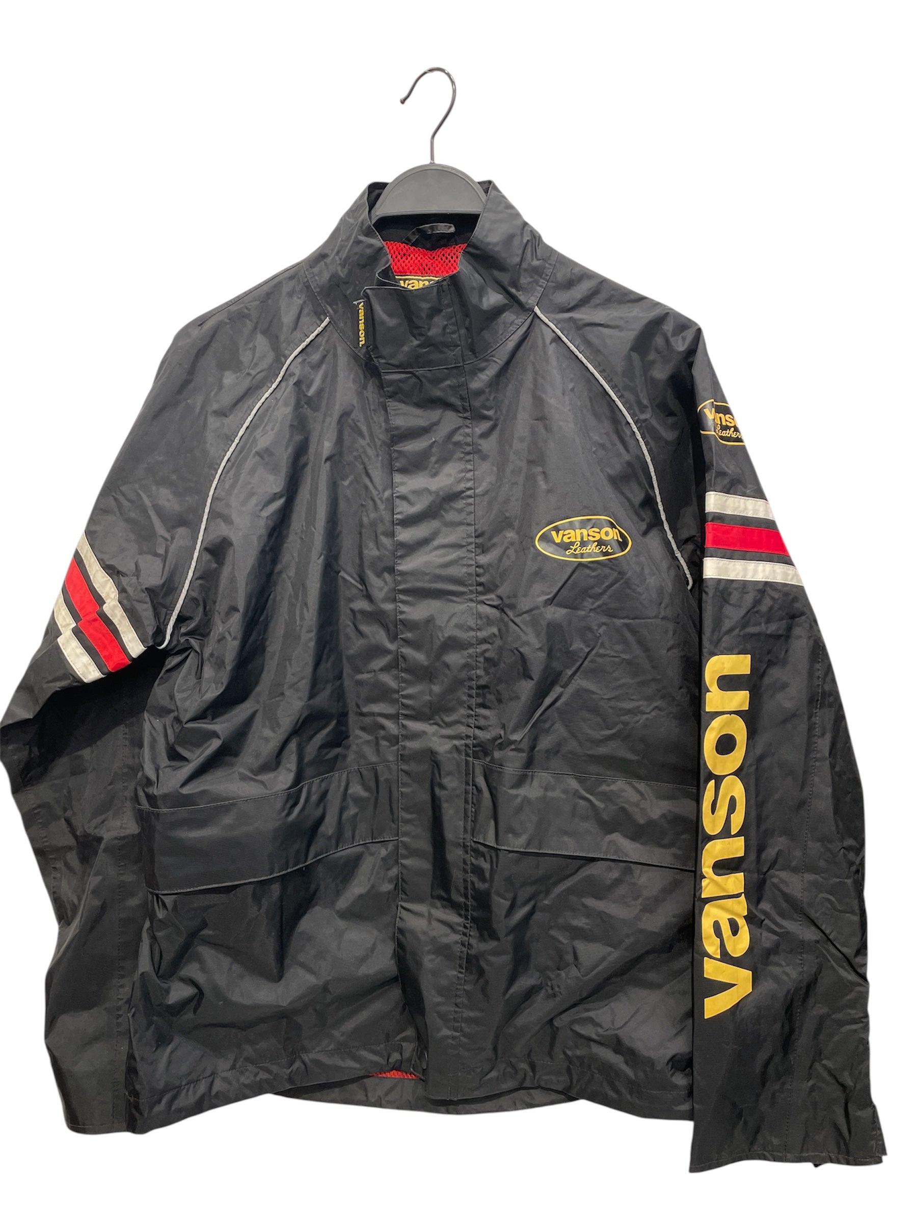 VANSON/Windbreaker/M/Nylon/BLK/BACK RED STAR view 1