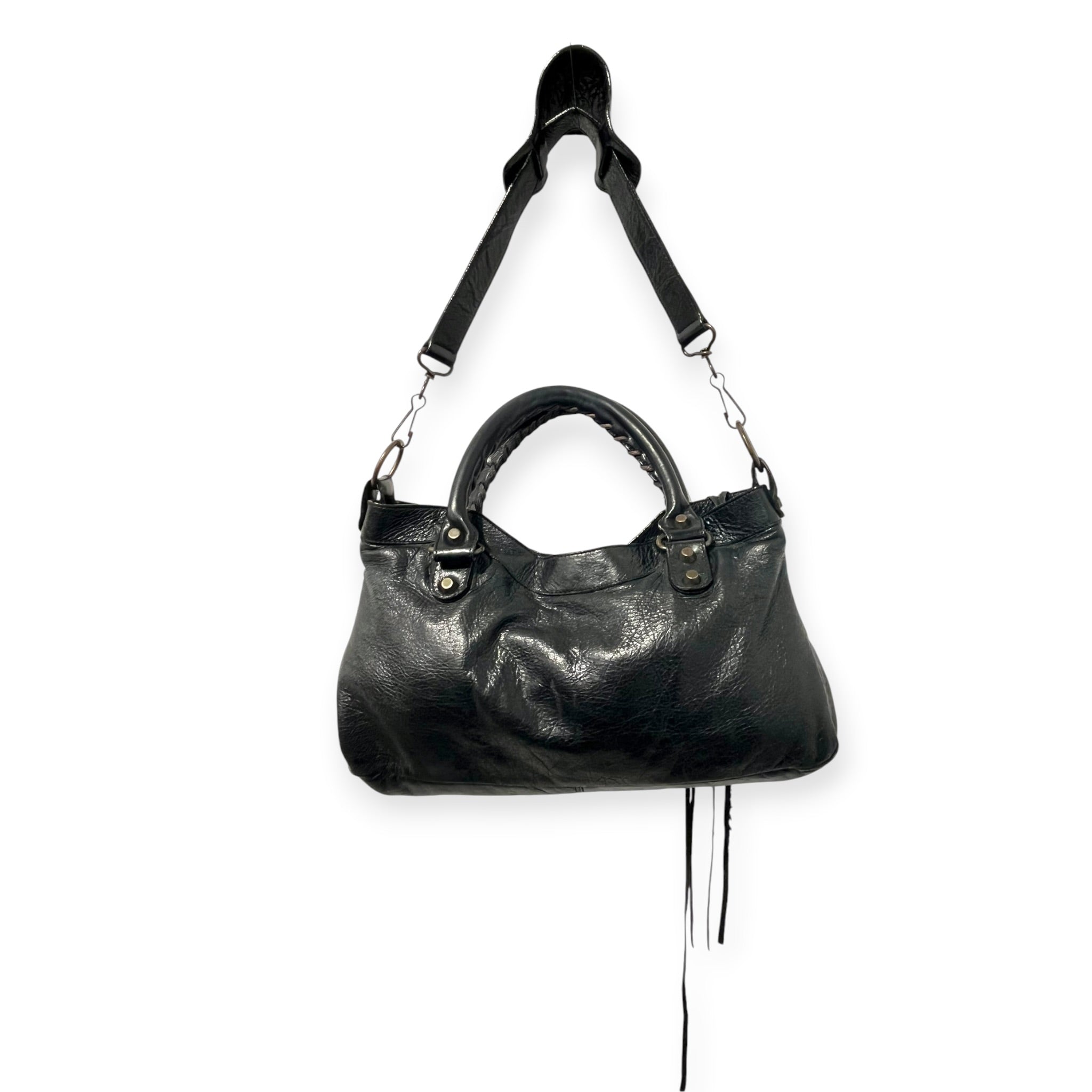 BALENCIAGA/Bag/Leather/BLK/LEATHER MOTORCROSS BAG view 6
