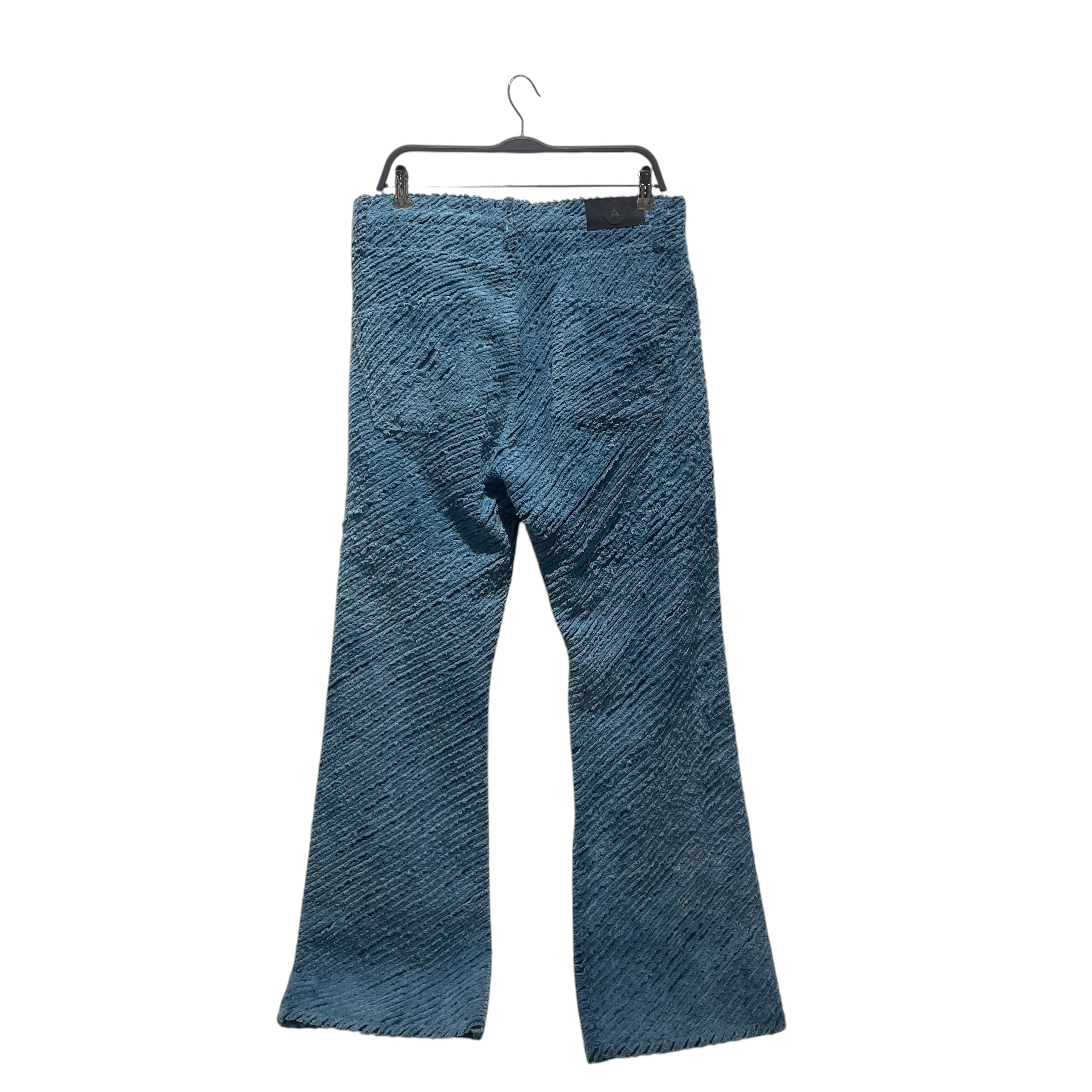 alchemist/Bootcut Pants/32/Cotton/BLU/FLARE TEXTURED PANTS view 2