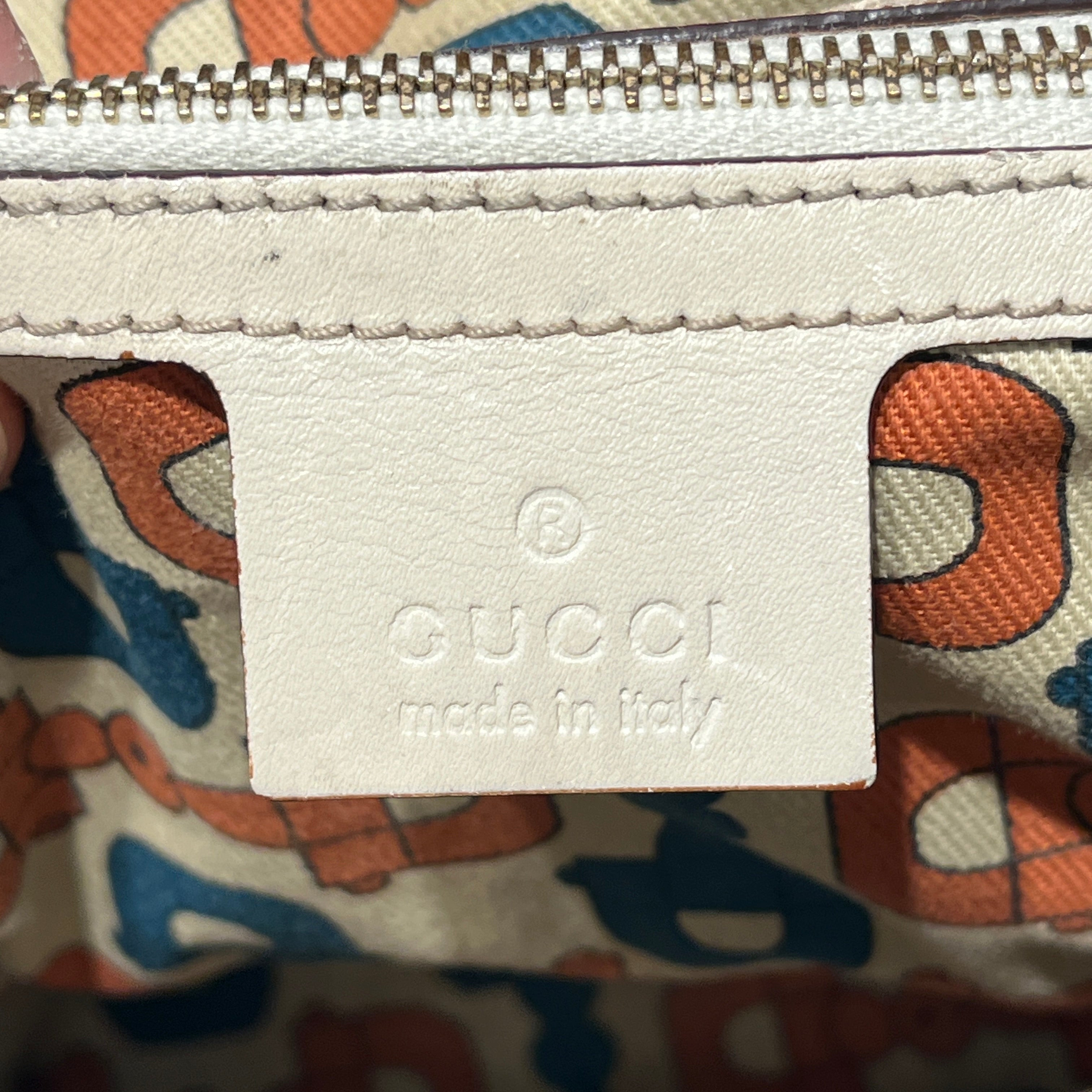GUCCI/Hand Bag/Leather/CRM/TREASURE BOSTON BAG view 6