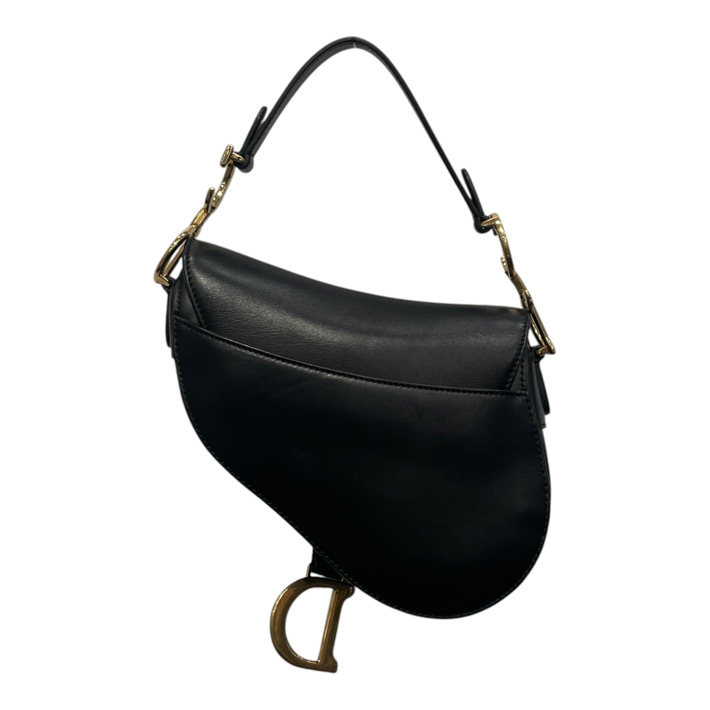 Christian Dior/Bag/Leather/BLK/MINI SADDLE BAG view 2