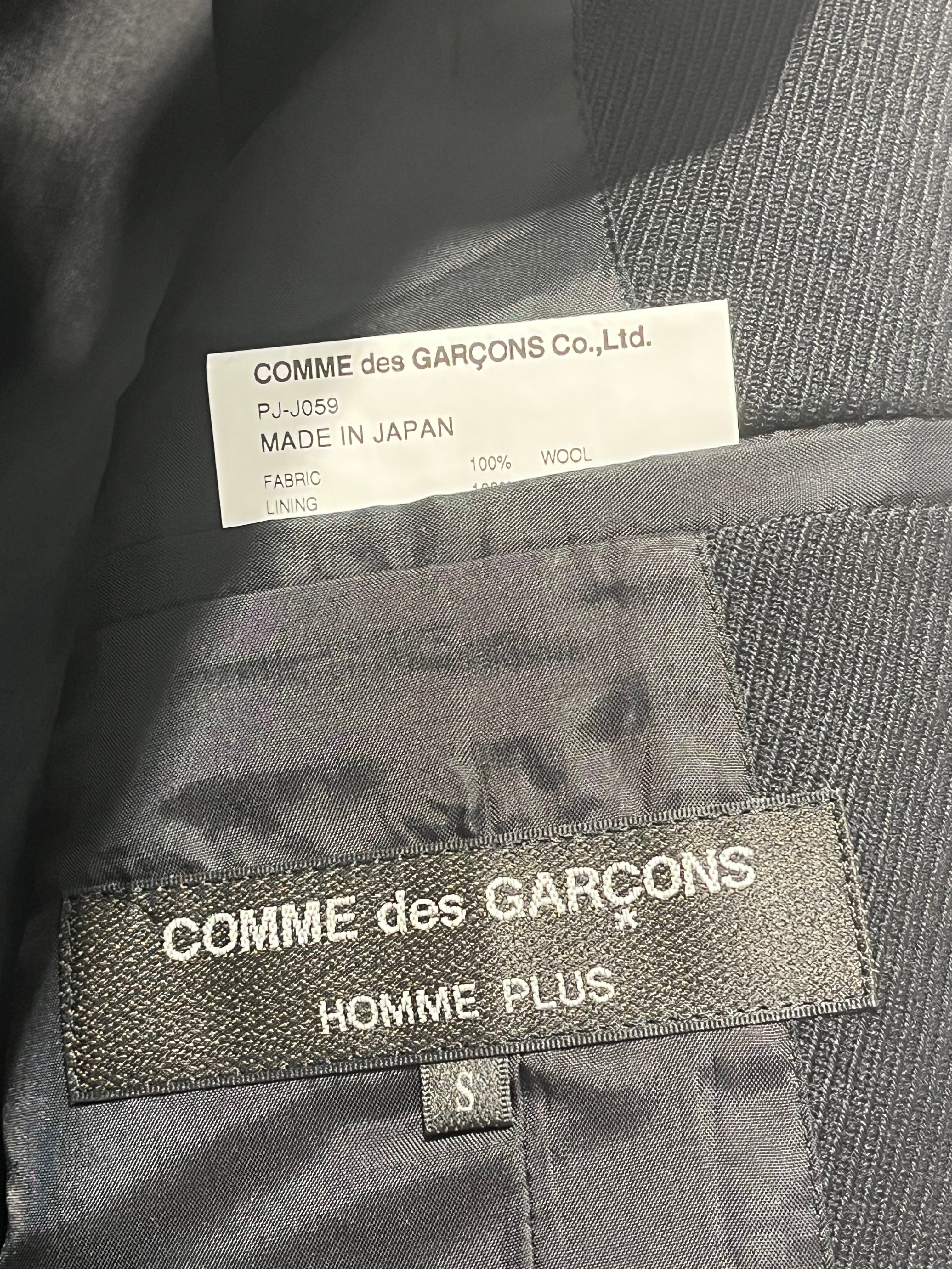 COMME des GARCONS HOMME PLUS/Tailored Jkt/S/Wool/BLK/slightly ribbed/ PJ059 view 5