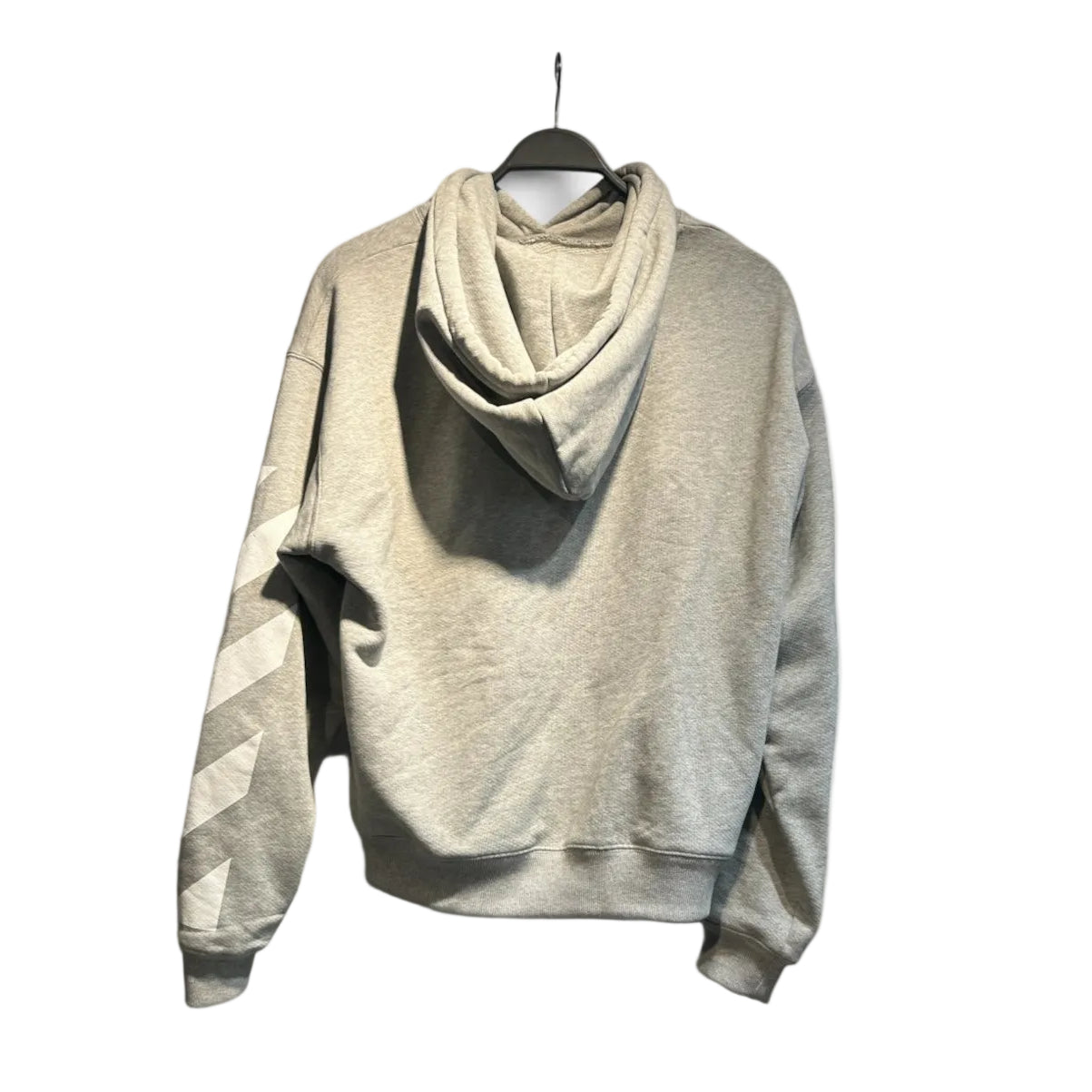 OFF-WHITE/Hoodie/M/Cotton/GRY/NWT STRIPE SLEEVE HOODIE view 2