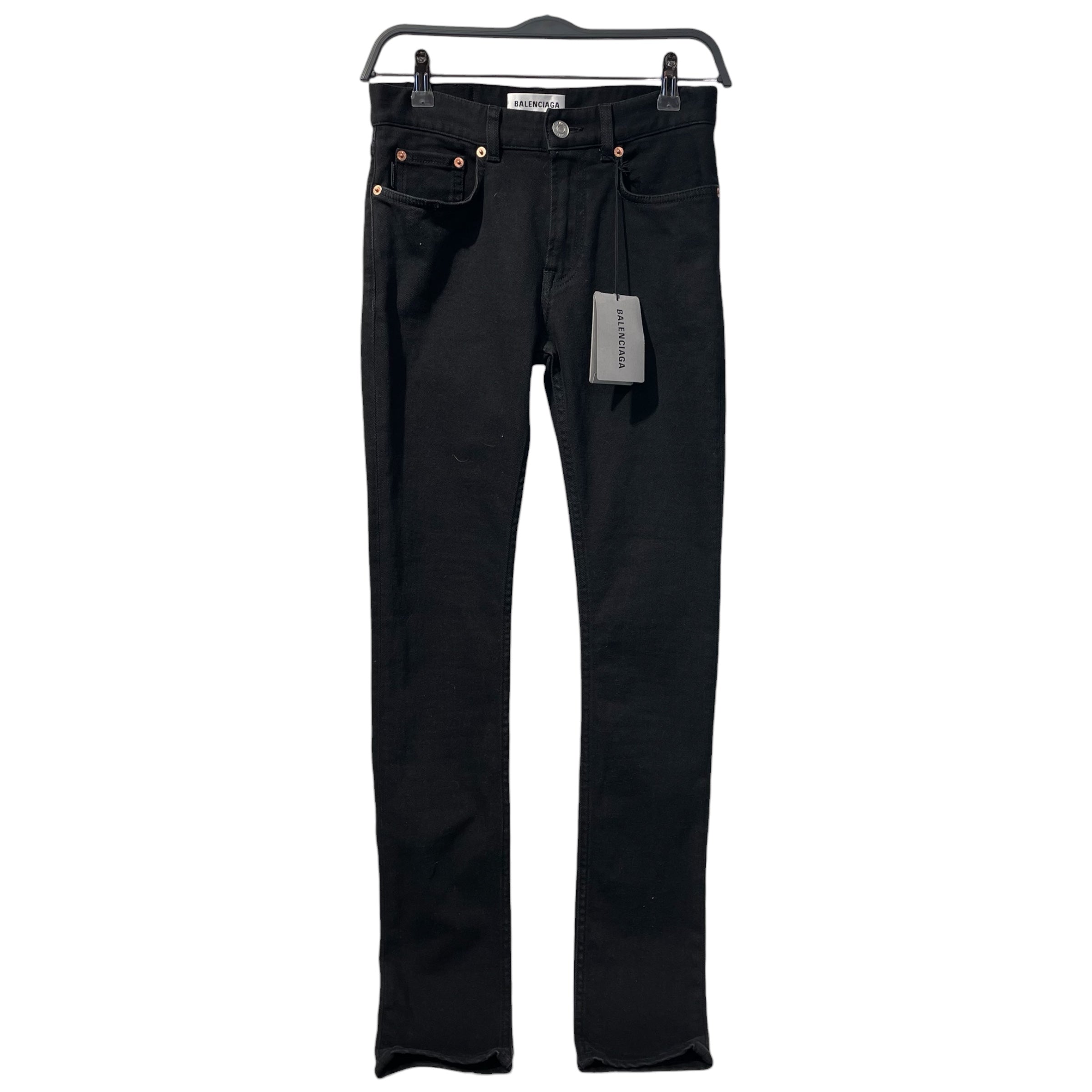 BALENCIAGA/Skinny Pants/34/Denim/BLK/ view 1
