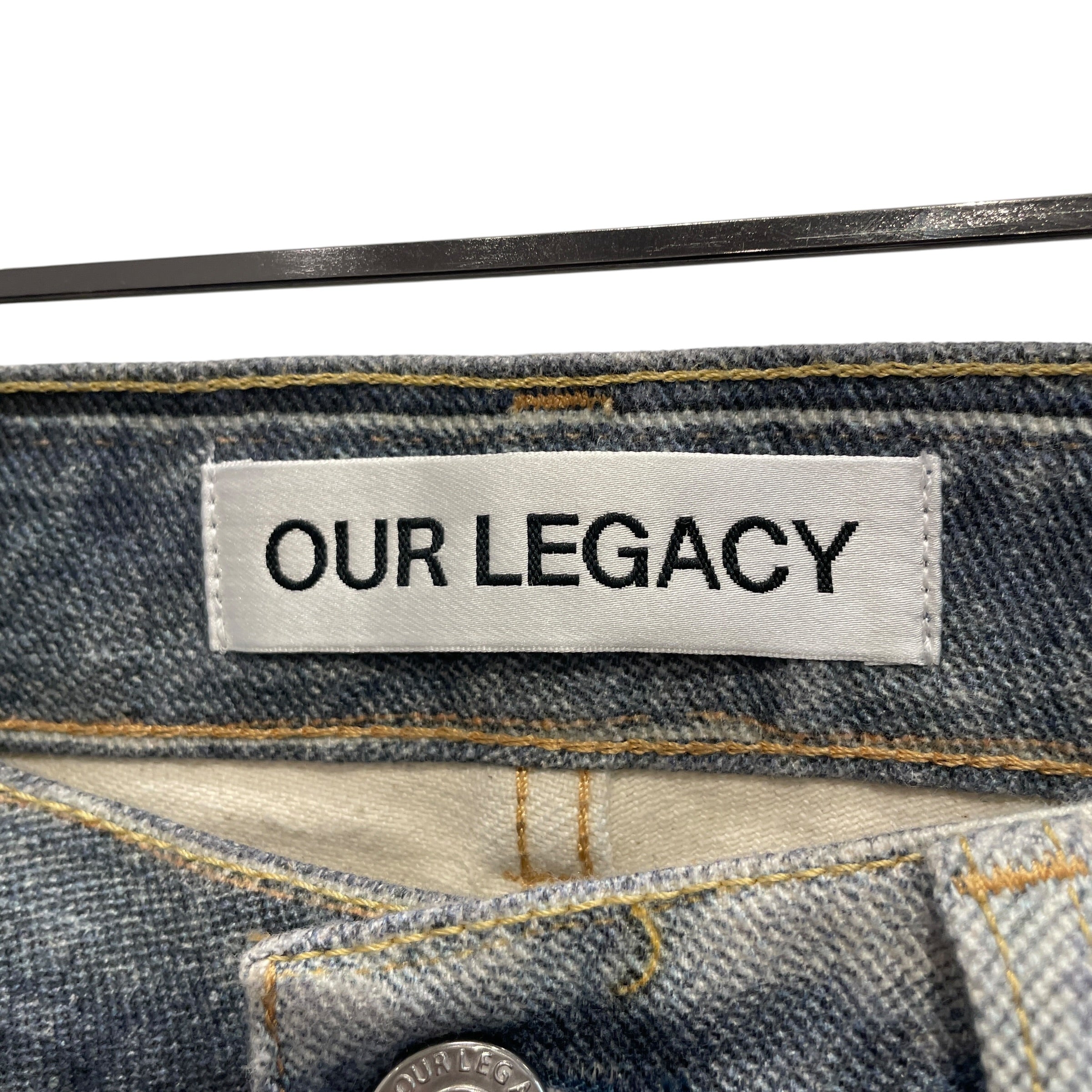 OUR LEGACY/Pants/34/Cotton/BLU/PRINTED BAGGY FIT view 3