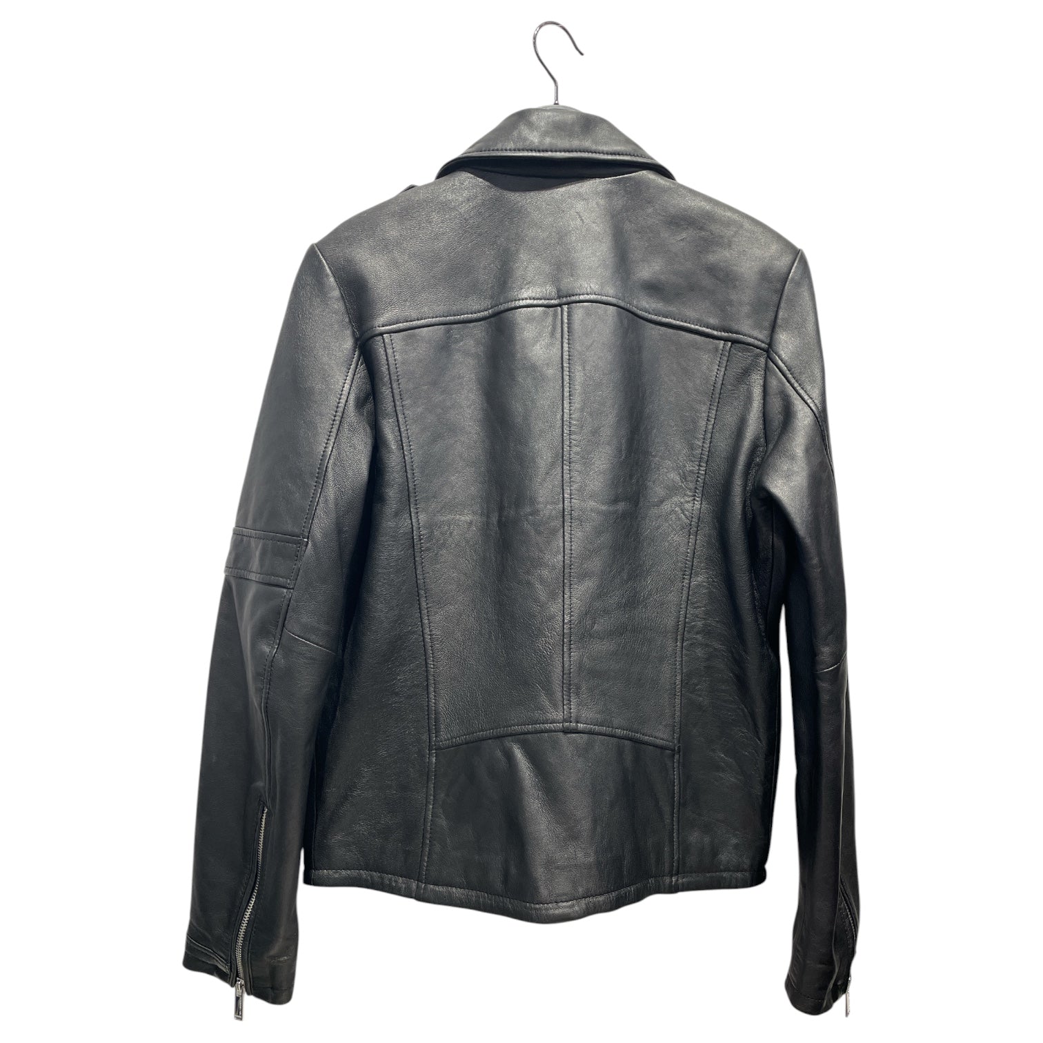 KARL LAGERFELD/Leather Jkt/S/Leather/BLK/Lagerfeld Moto Jacket view 2