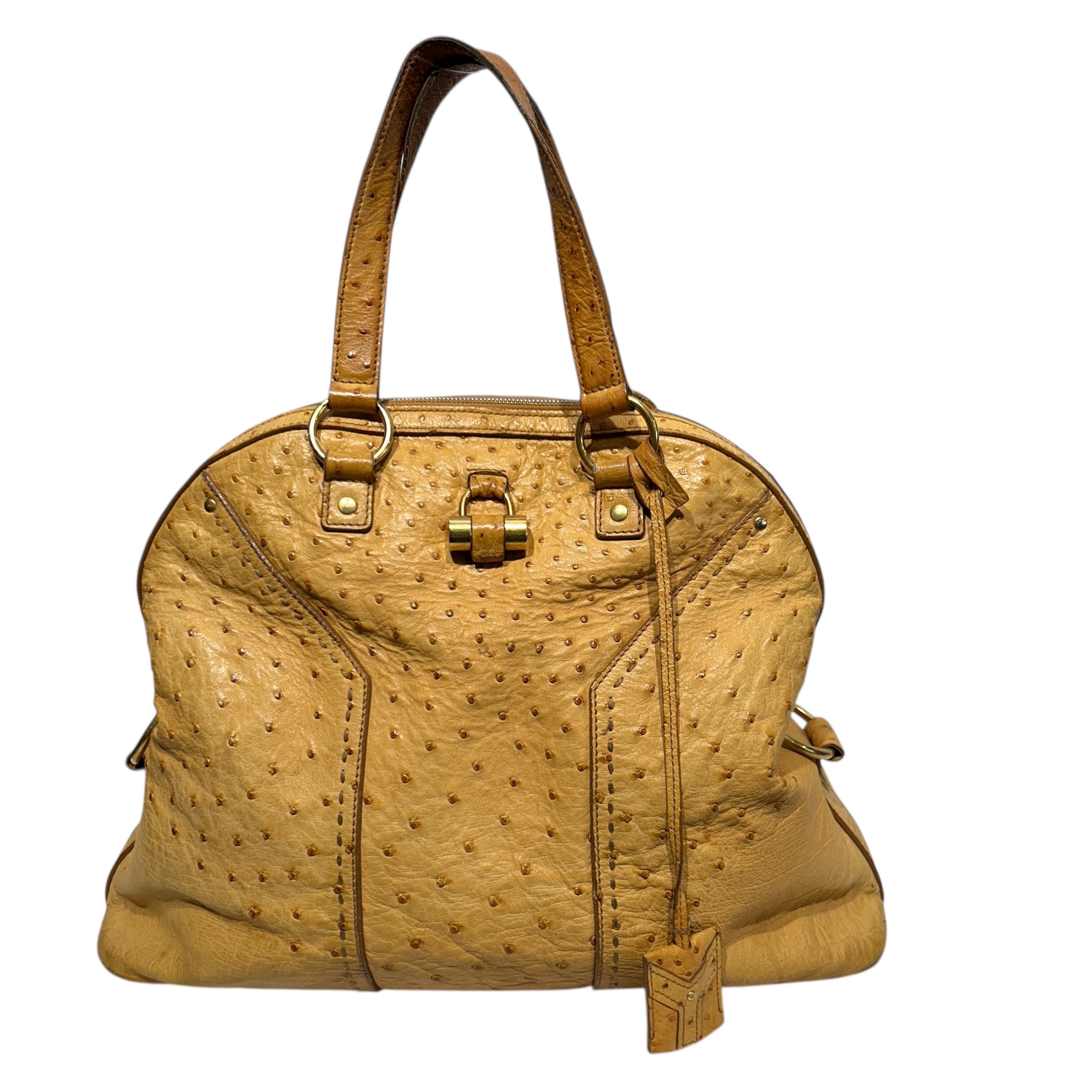 YVES SAINT LAURENT/Hand Bag/Leather/CML/MUSE DOTTED view 1