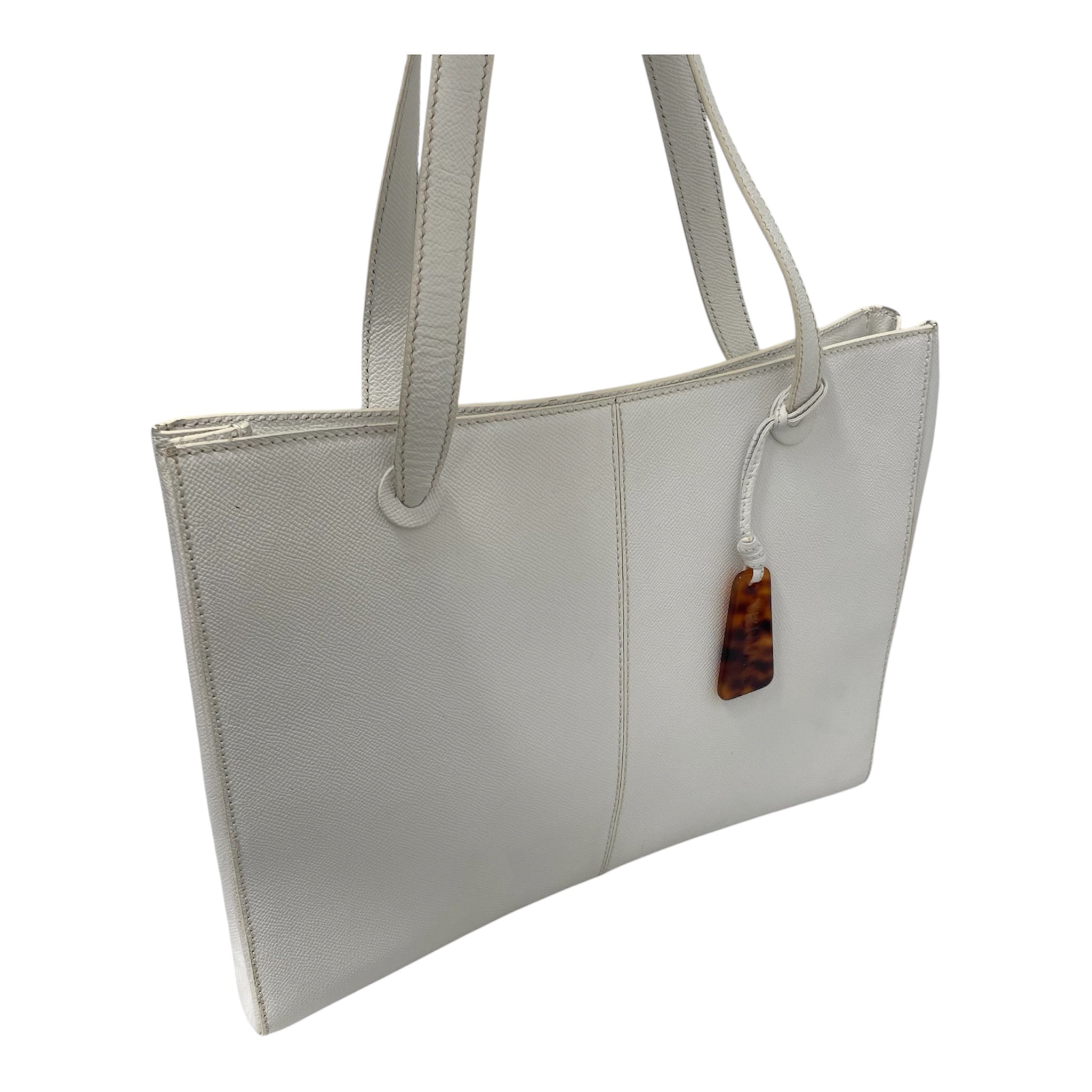 CHANEL/Tote Bag/Leather/WHT/TURTOISSHELLABLE view 5