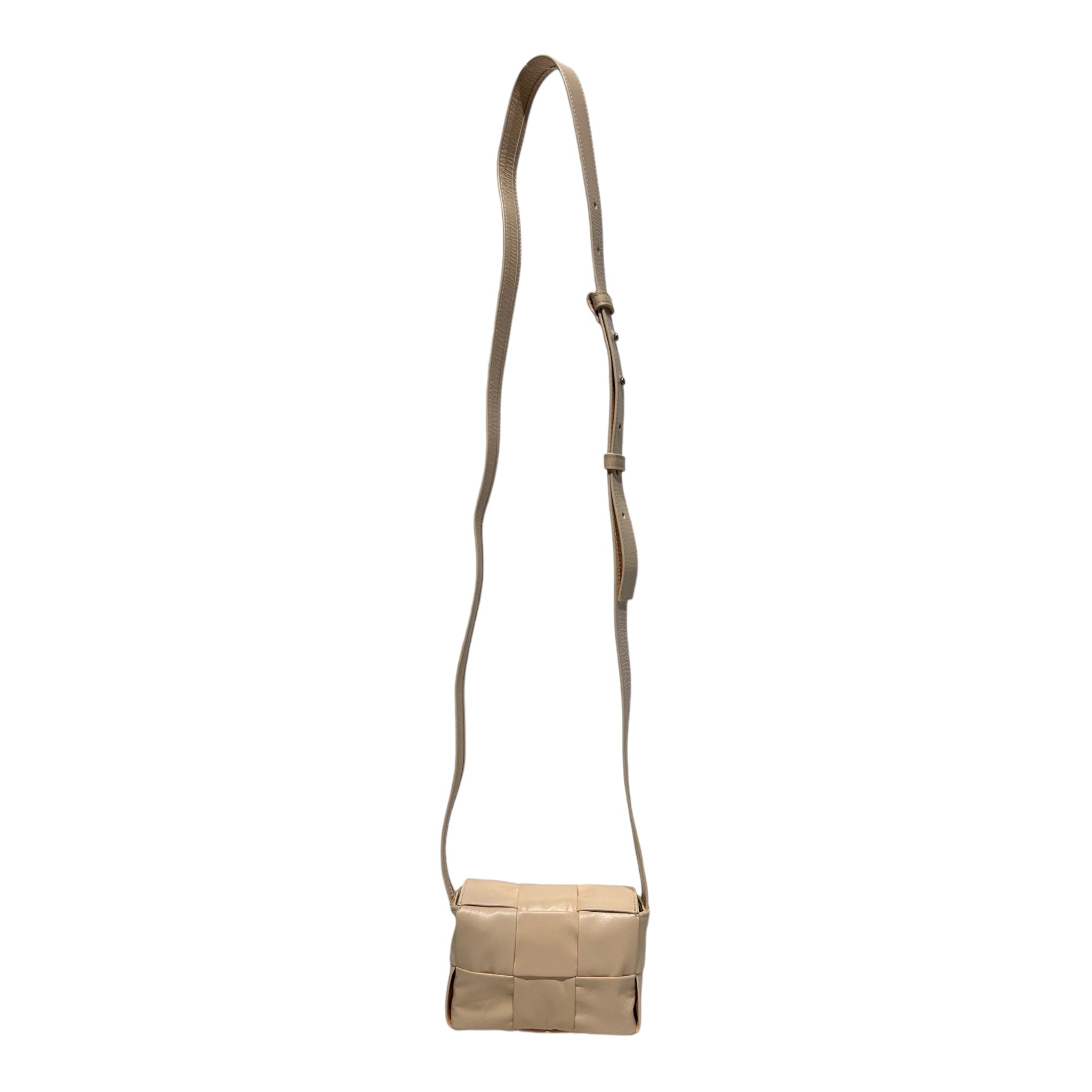 BOTTEGA VENETA/Cross Body Bag/OS/Leather/PNK/Cassette Mini view 2