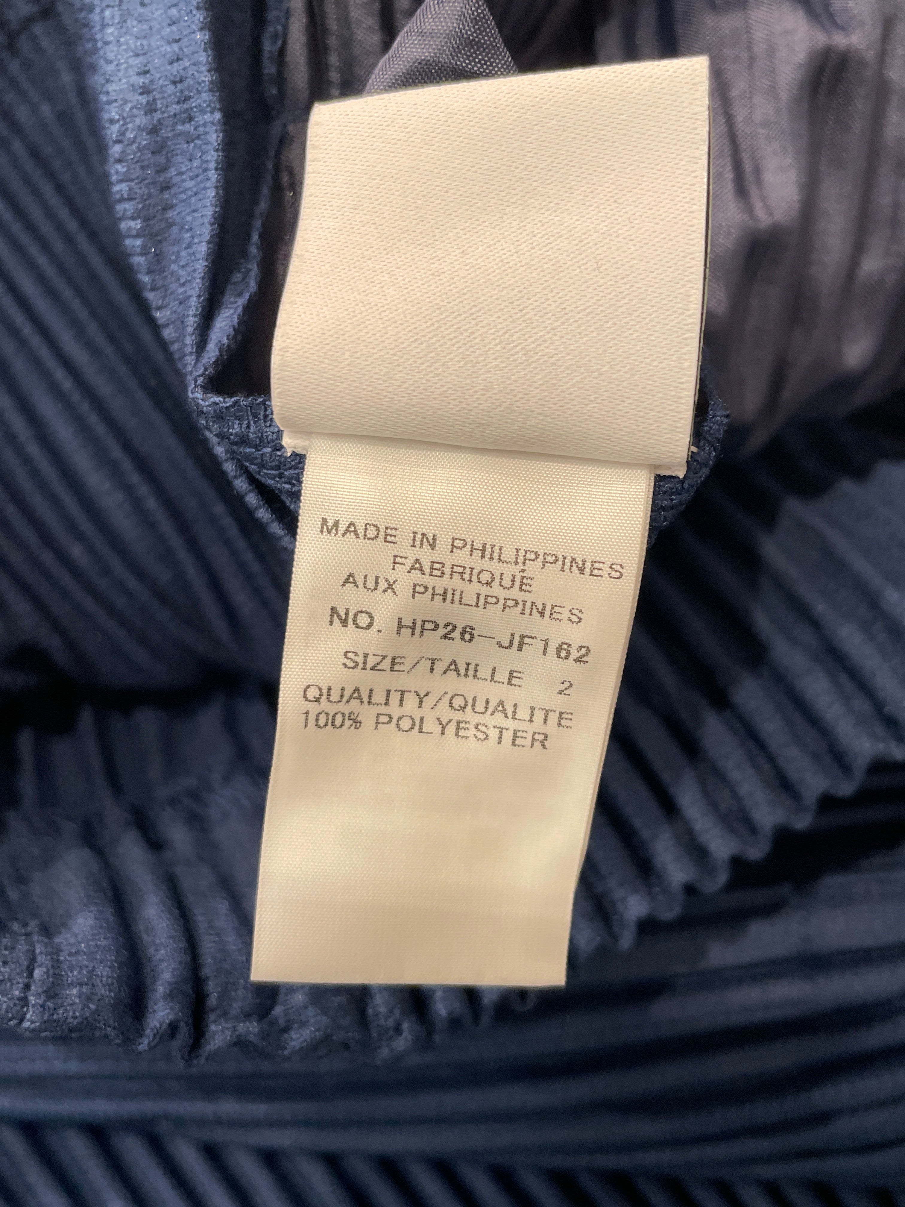 ISSEY MIYAKE/Pants/2/Polyester/NVY/HOMME PLISSE view 3
