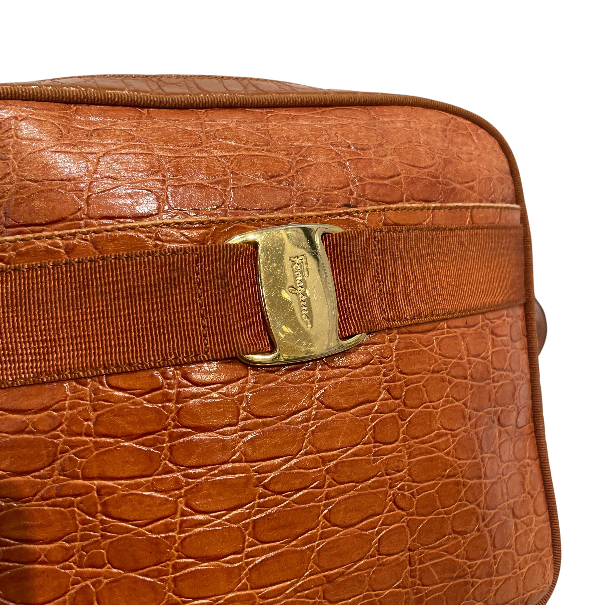 Salvatore Ferragamo/Cross Body Bag/CML/Vara Croc Crossbody Bag view 4
