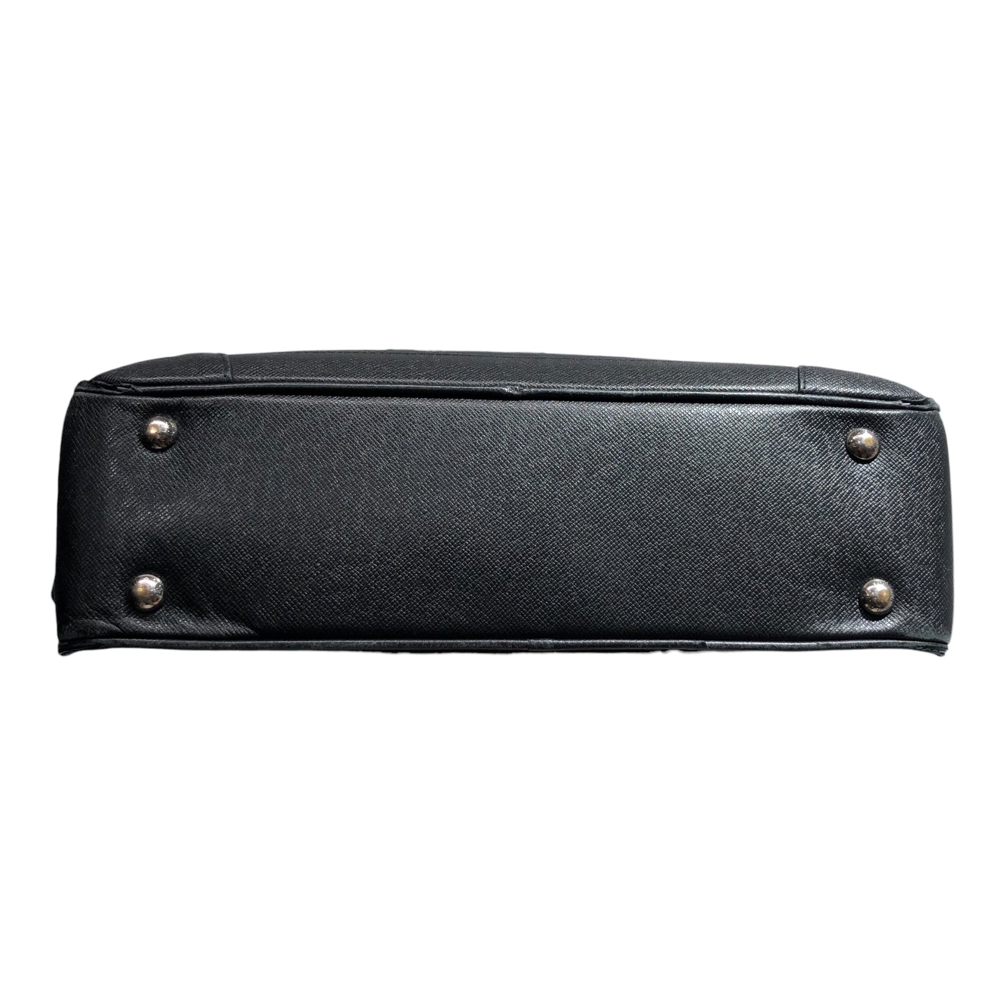 LOUIS VUITTON/Briefcase/Leather/BLK/TAIGA LEATHER view 3