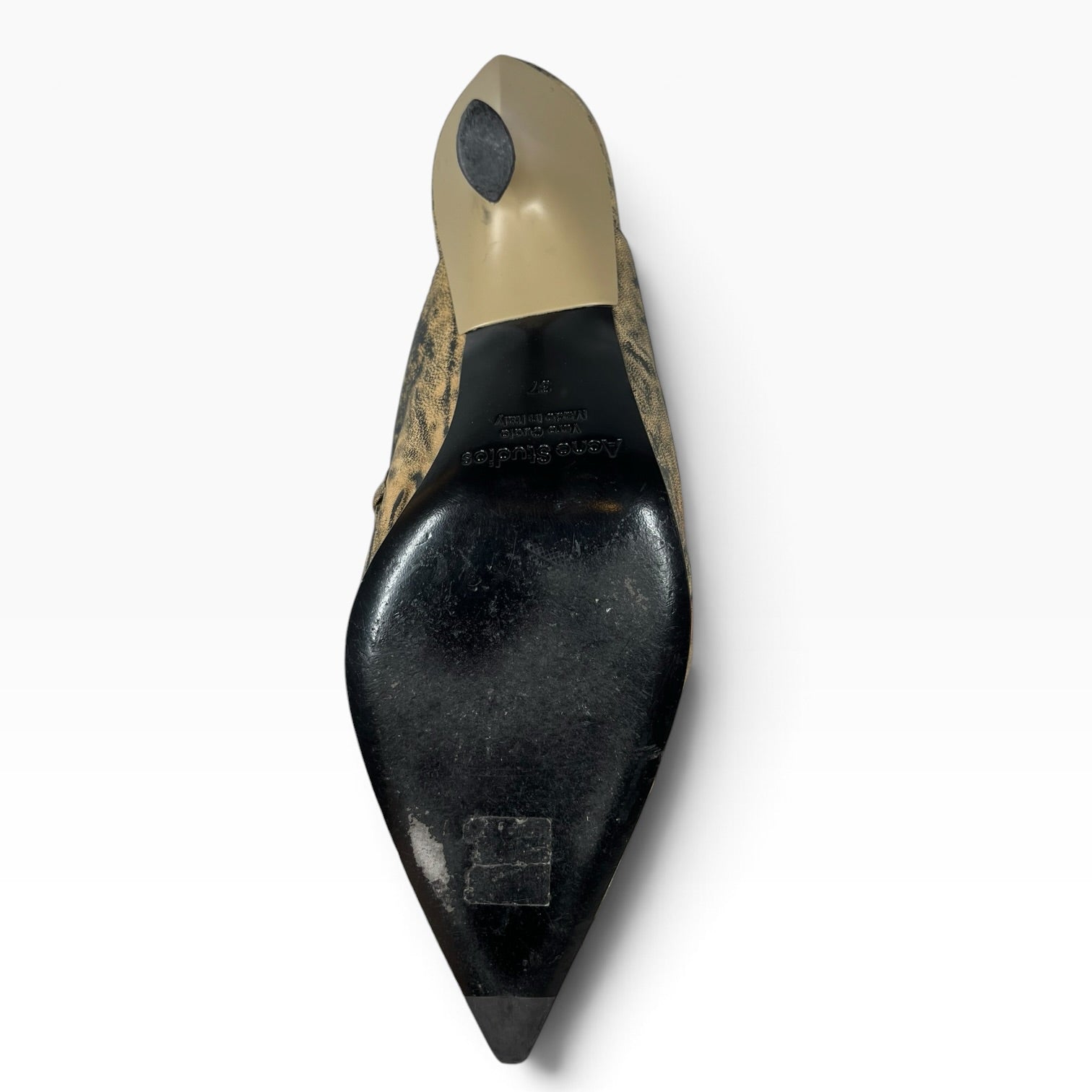 Acne Studios/Heels/EU 37/Leather/CML/V-Tip/Trompe Loeli Leather Heels view 4