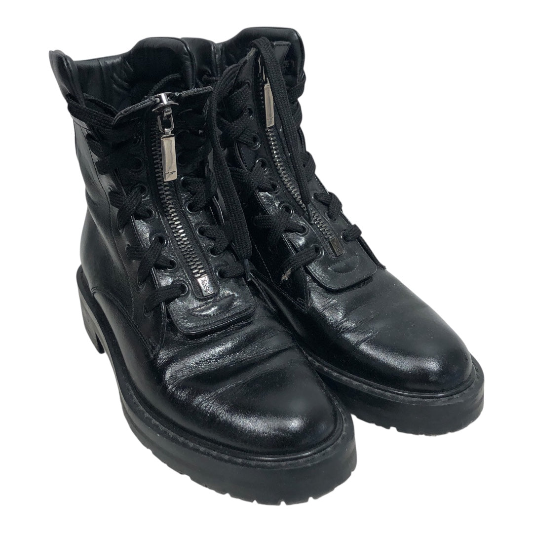 SAINT LAURENT/Boots/EU 38/Leather/BLK/ view 1