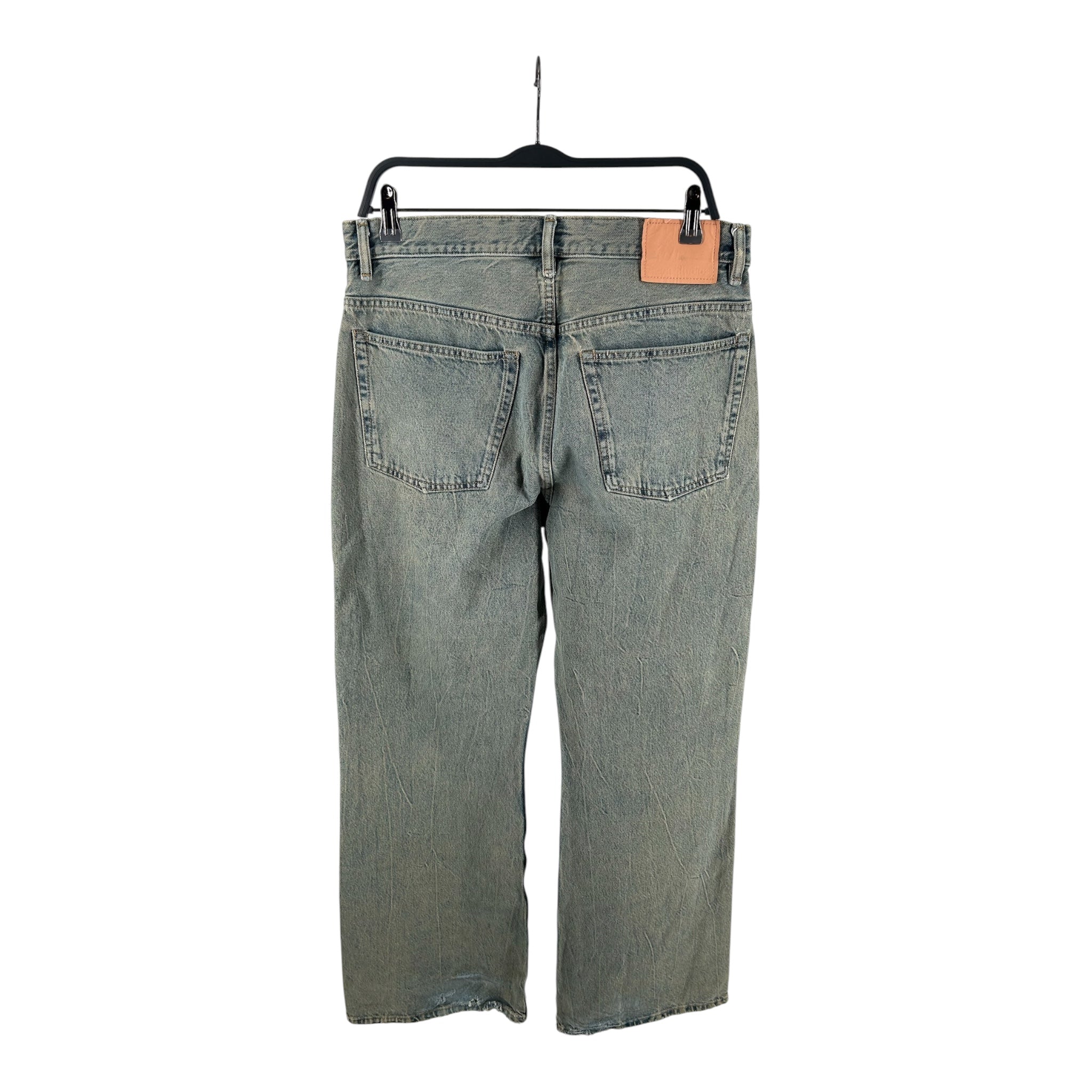 Acne Studios/Straight Pants/32/Cotton/BLU/2021M DELTA view 2