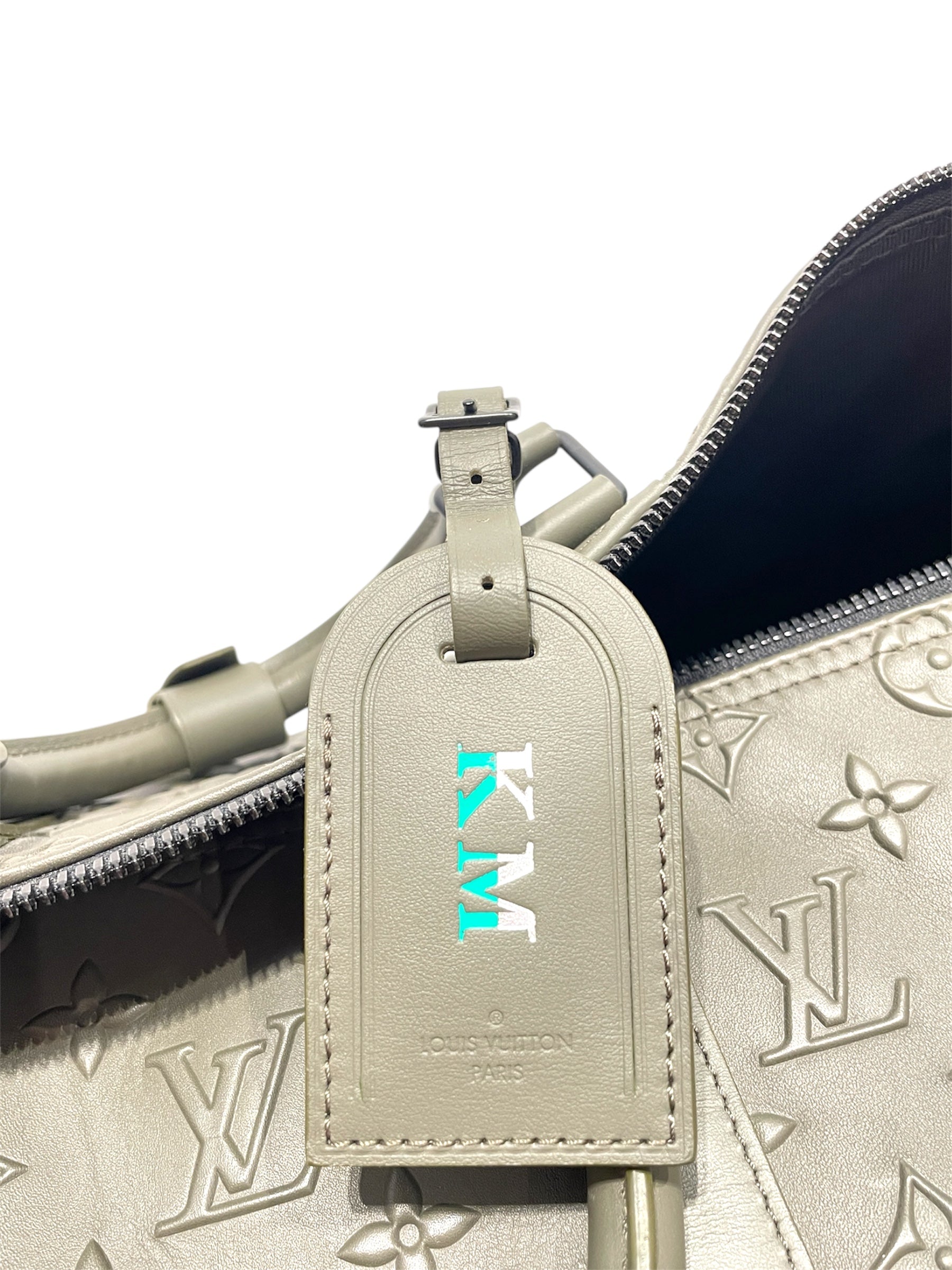 LOUIS VUITTON/Luggage/L/XL/Monogram/GRN/Mnogram Seal Keepall 50 view 6