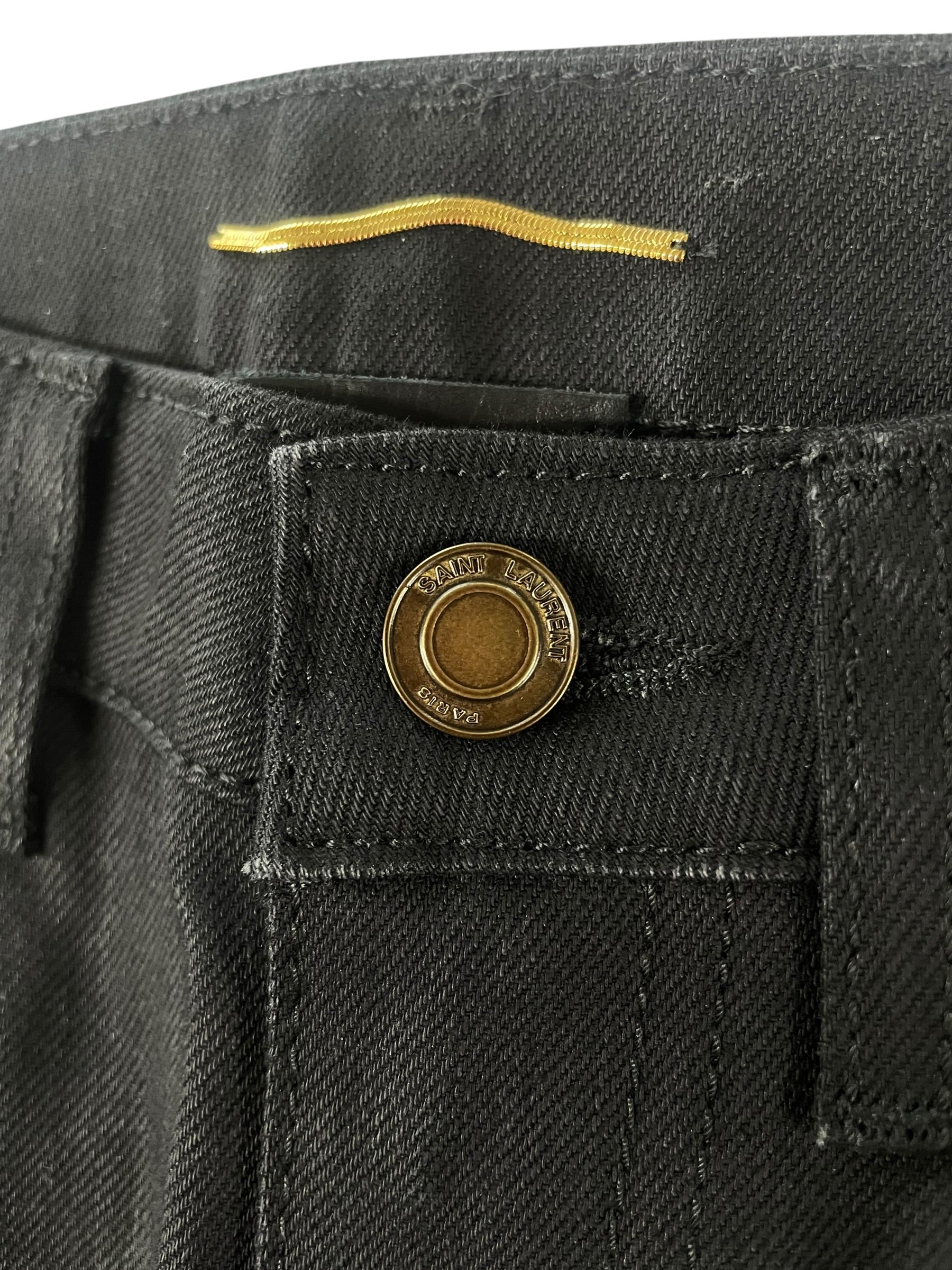 YVES SAINT LAURENT/Skinny Pants/24/Denim/BLK/DQ17 510141 YF869 1080 view 3