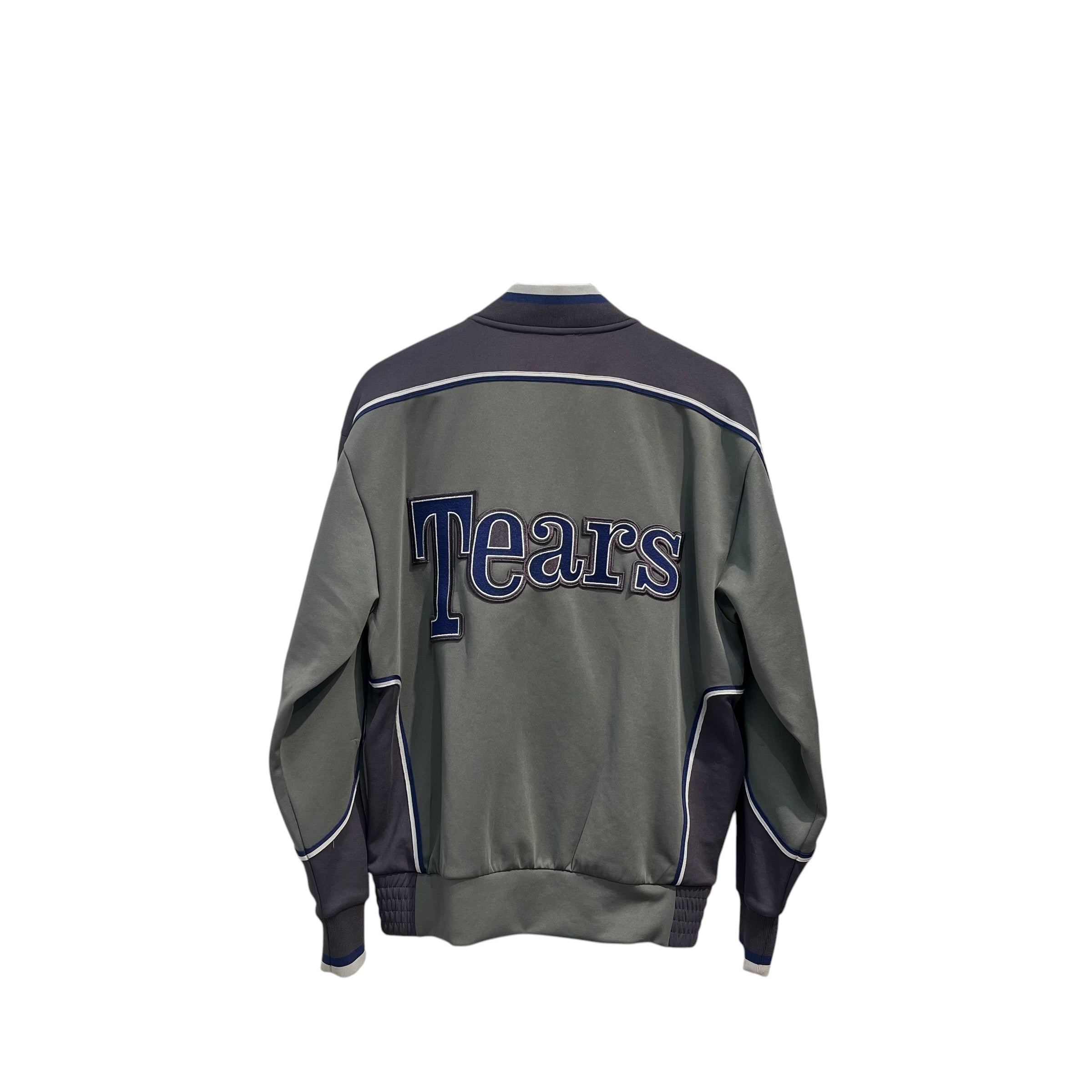DENIM TEARS/Jacket/S/NVY/embrodired front back view 2