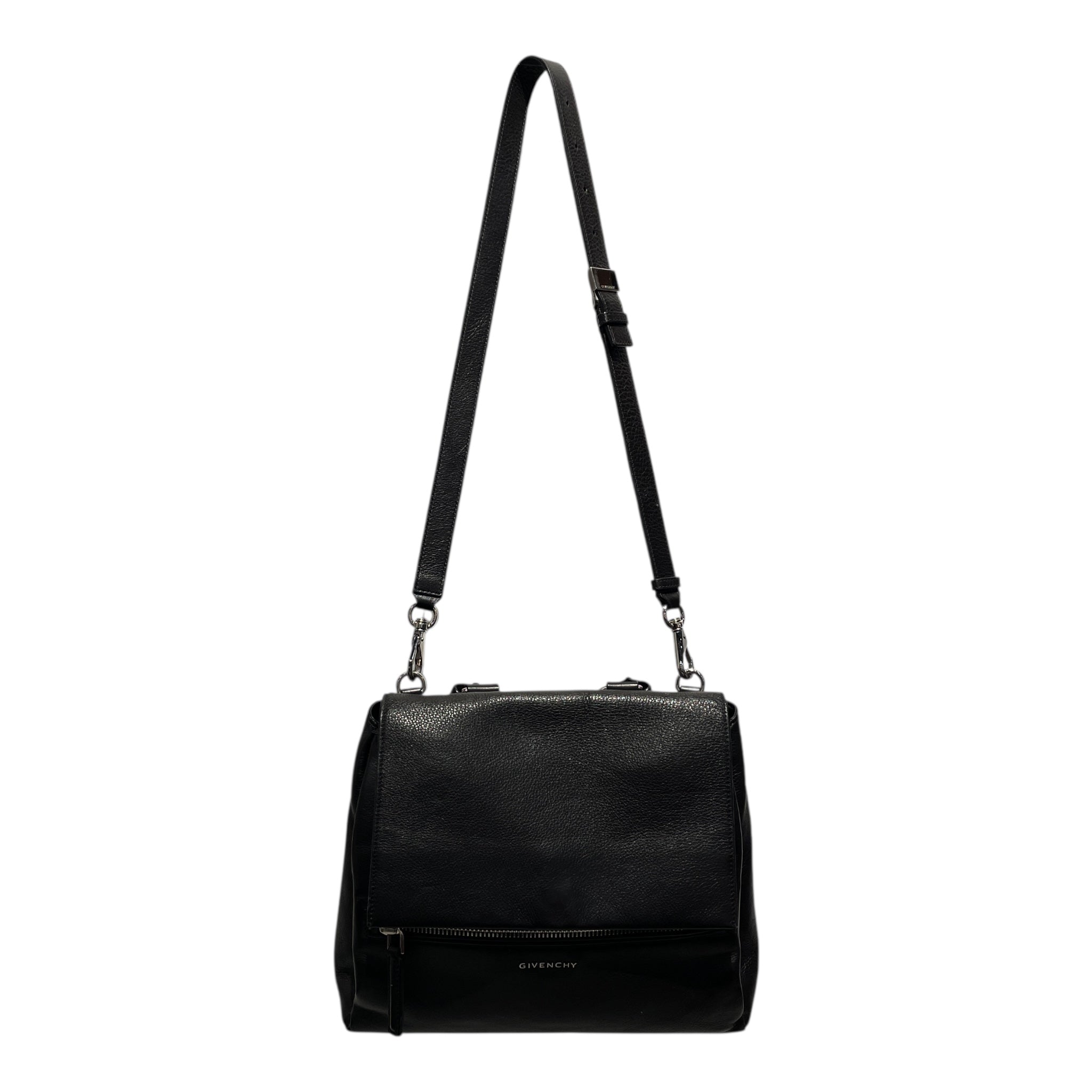GIVENCHY/Cross Body Bag/Leather/BLK/PANDORA PURE SMALL FLAP BAG view 3