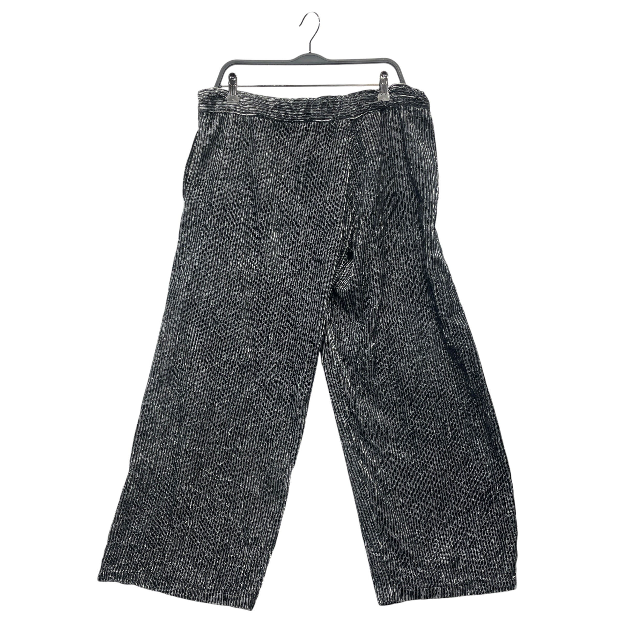 Y's/Straight Pants/3/Rayon/GRY/Stripe/drawstringwaist/lowrise/carpet view 2